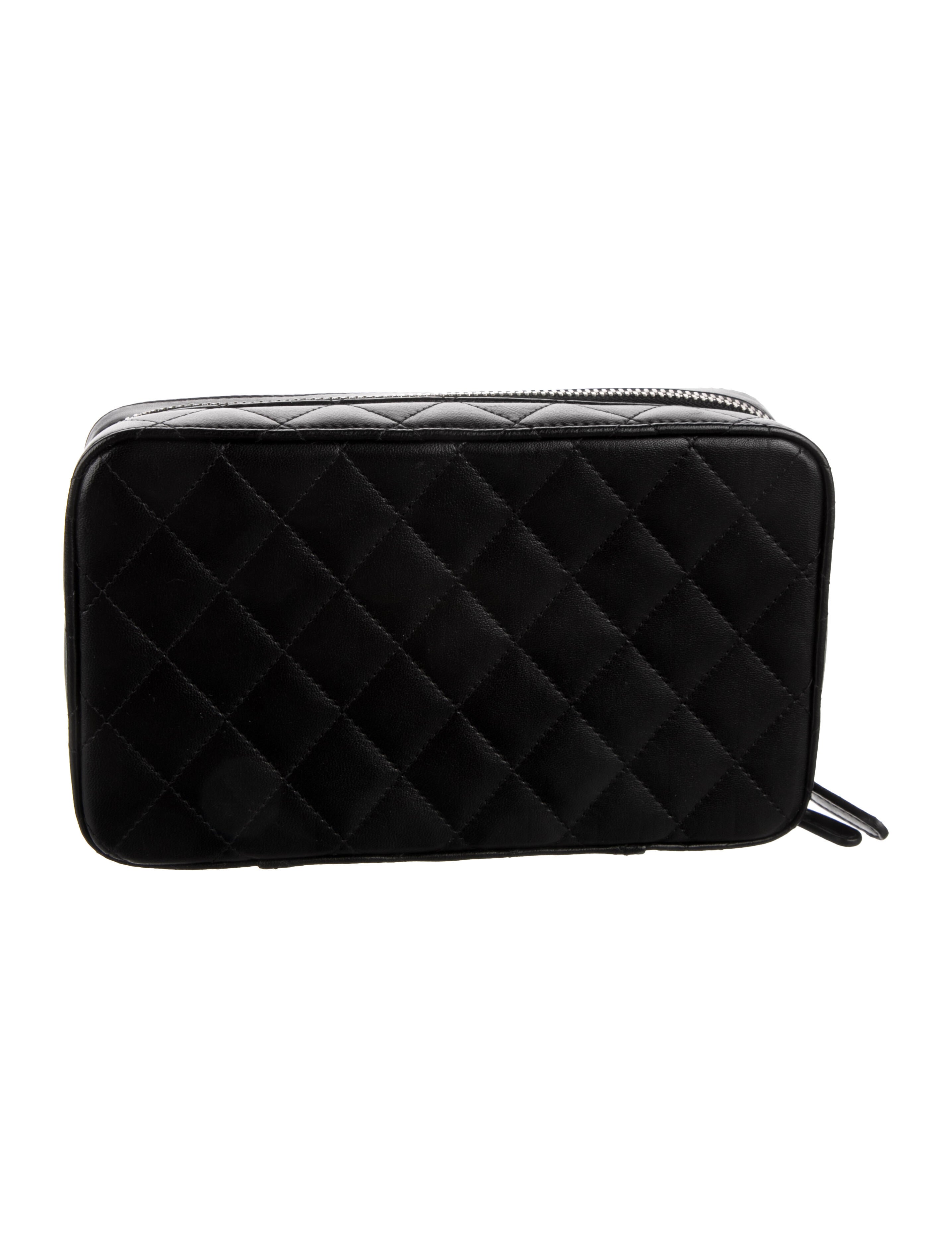 Chanel CC Quilted Jewelry Case