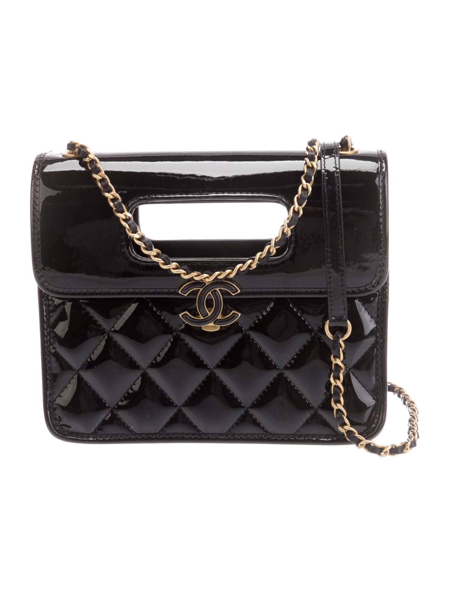 Chanel Graphic Catch Flap Bag