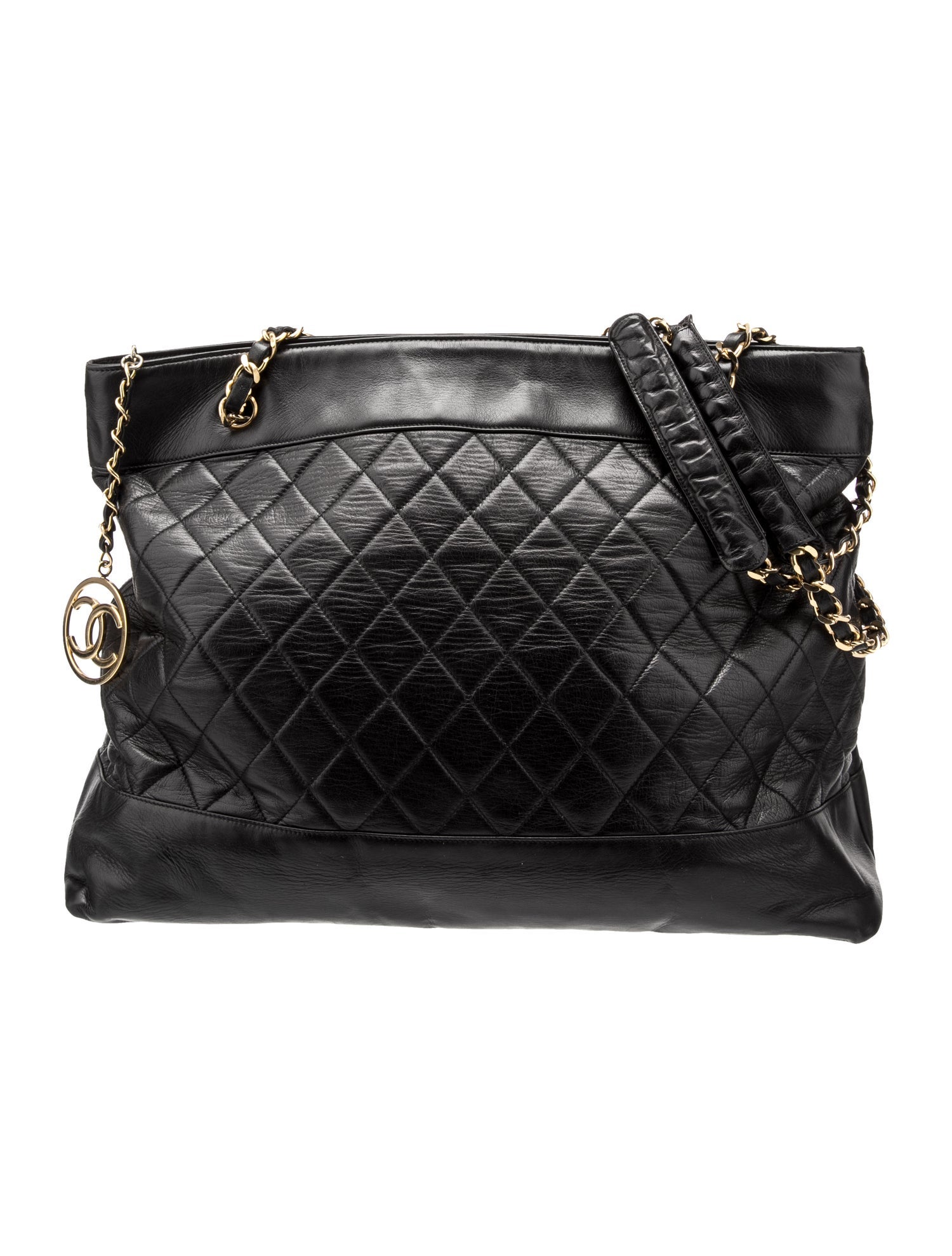 Chanel Quilted Chain Tote
