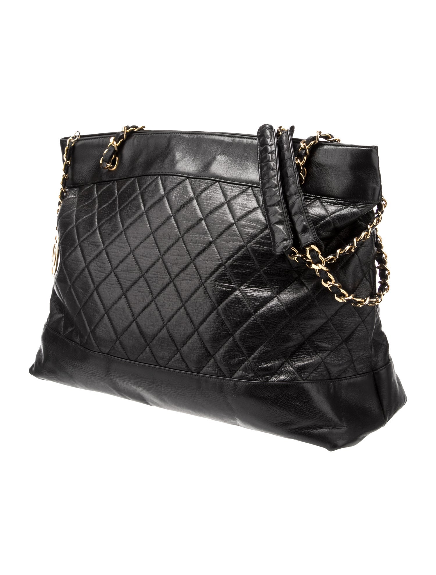 Chanel Quilted Chain Tote