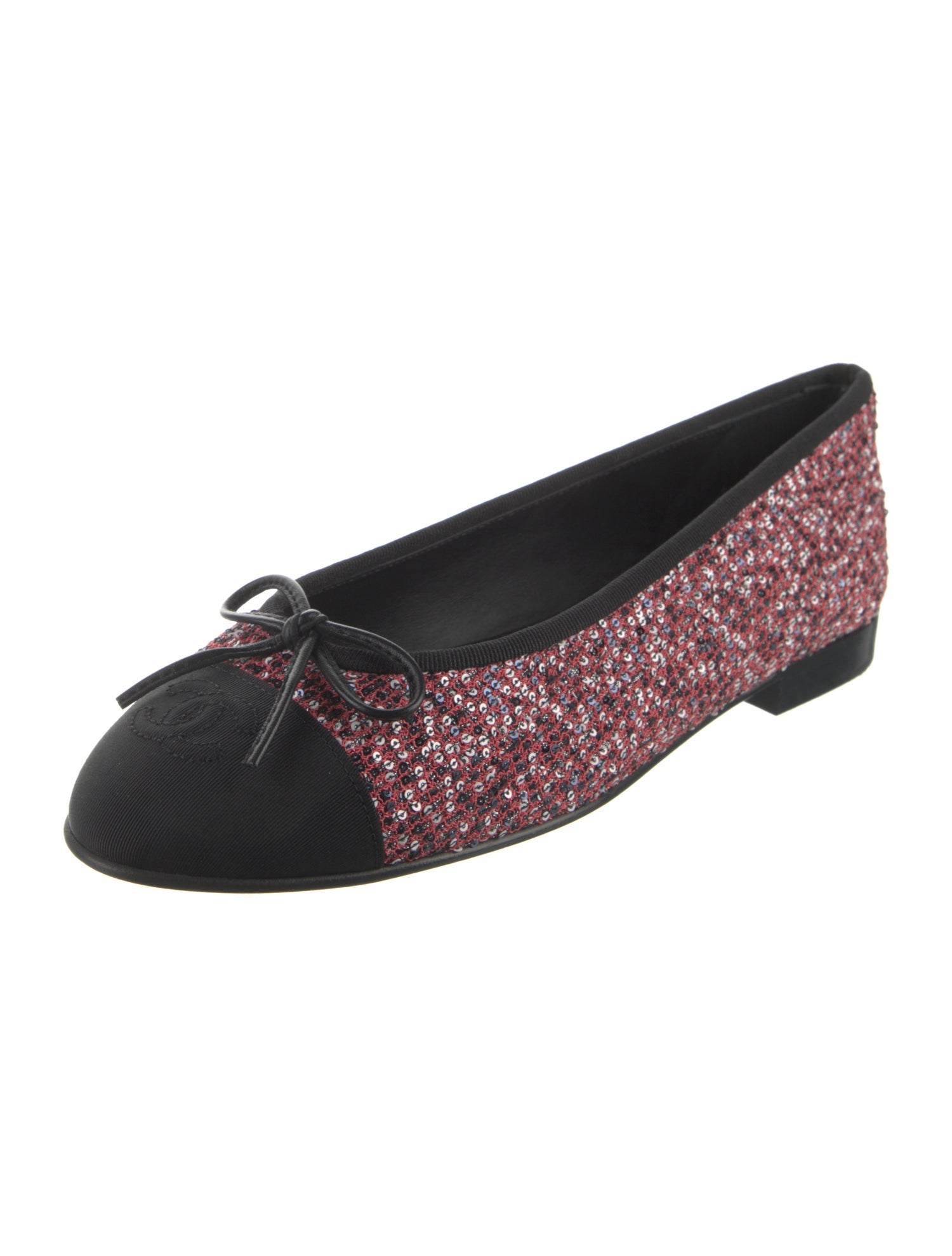 Chanel 2023 Interlocking CC Logo Ballet Flats w/ Tags