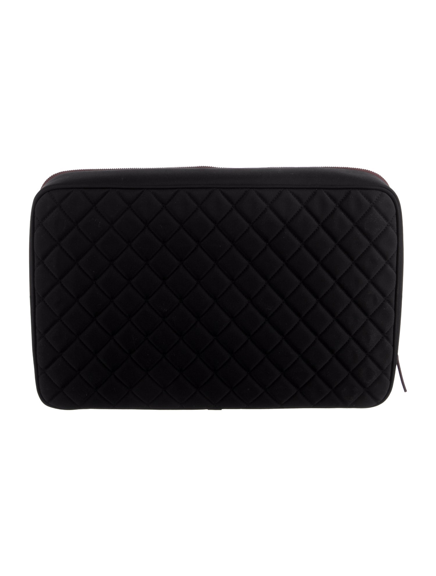 Chanel Quilted Nylon Laptop Case