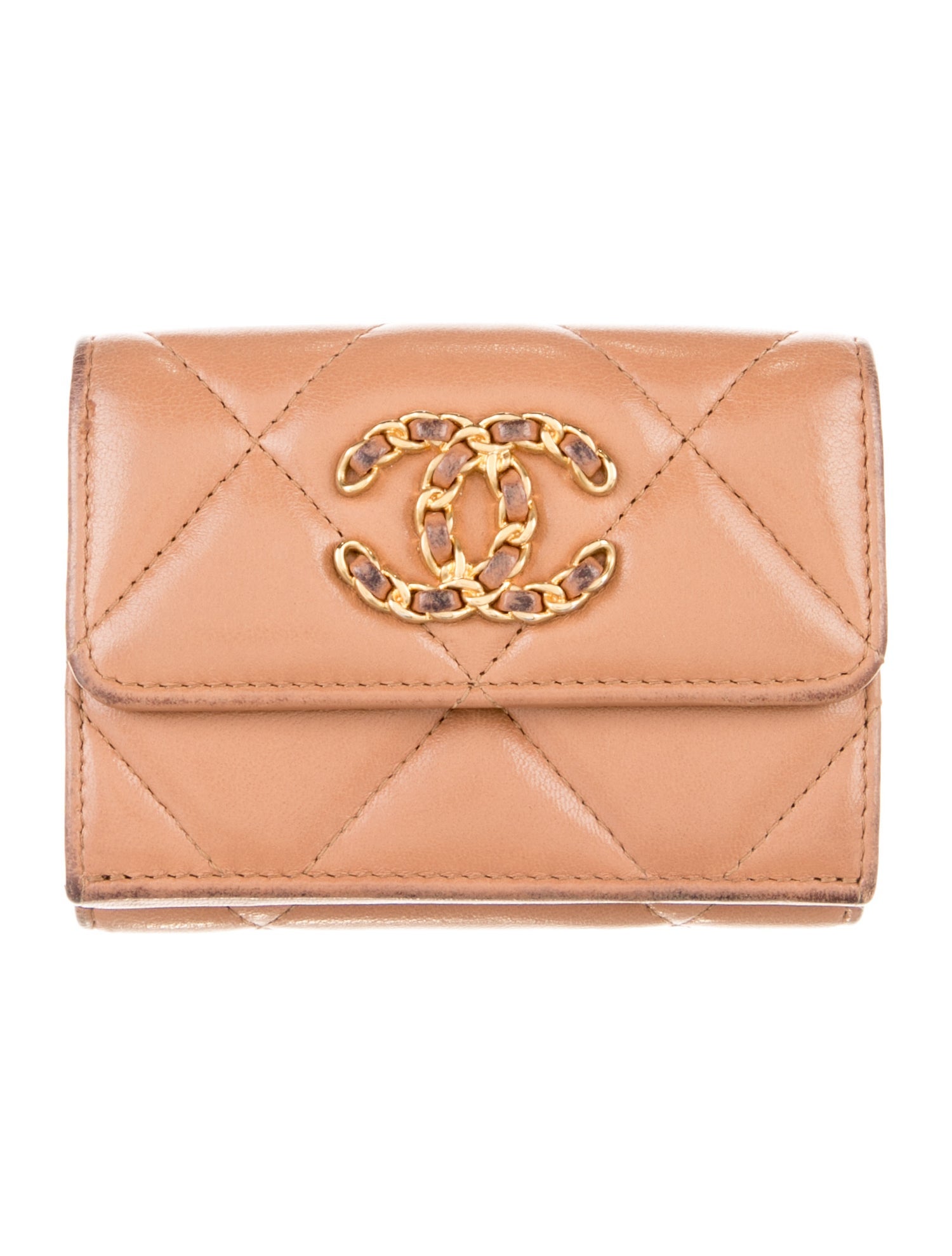 Chanel 2021 19 Trifold Compact Wallet Wallet
