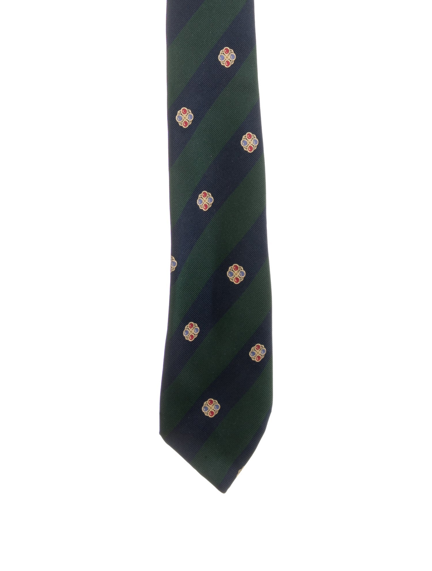 Chanel Silk Printed Tie