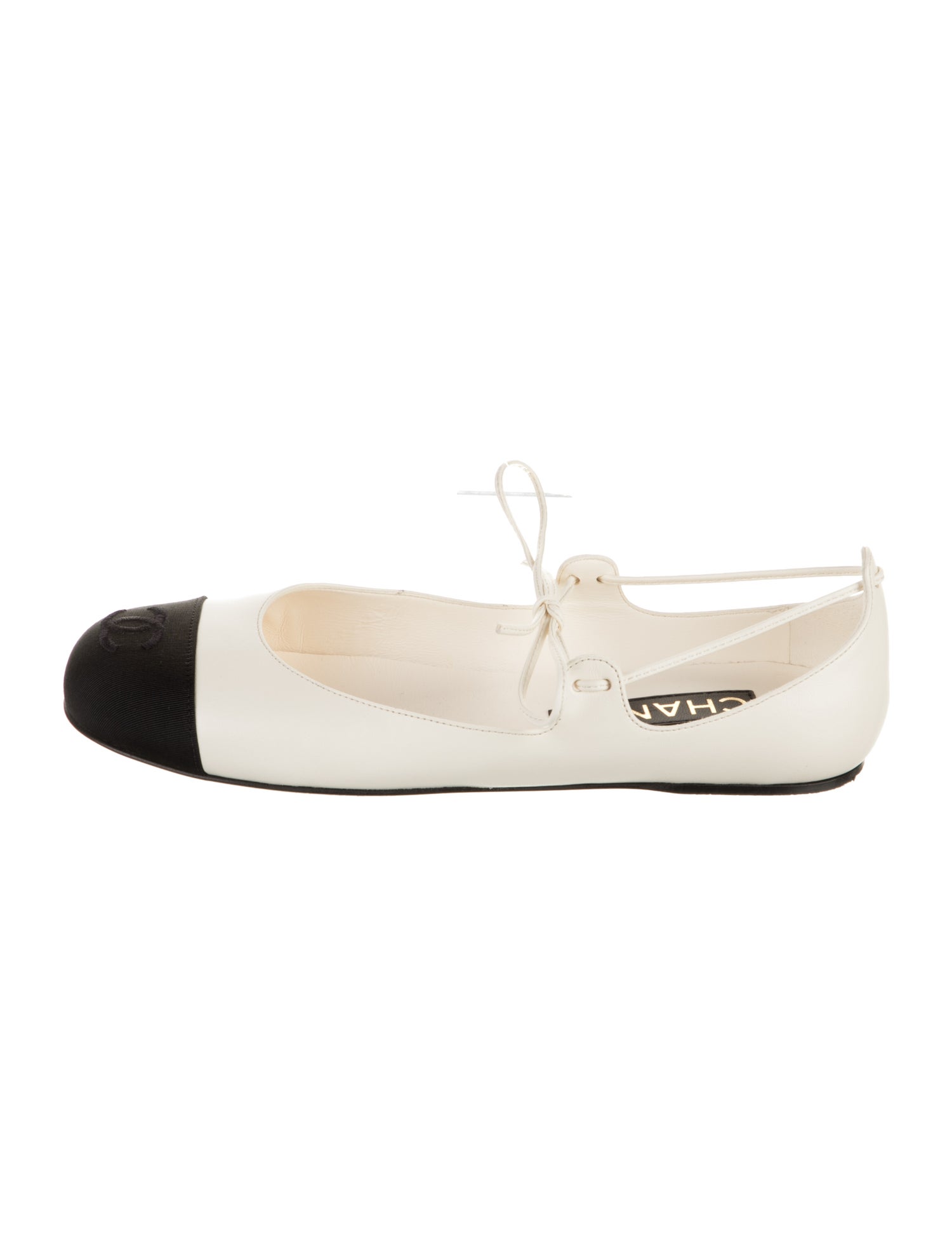 Chanel 2025 Interlocking CC Logo Ballet Flats