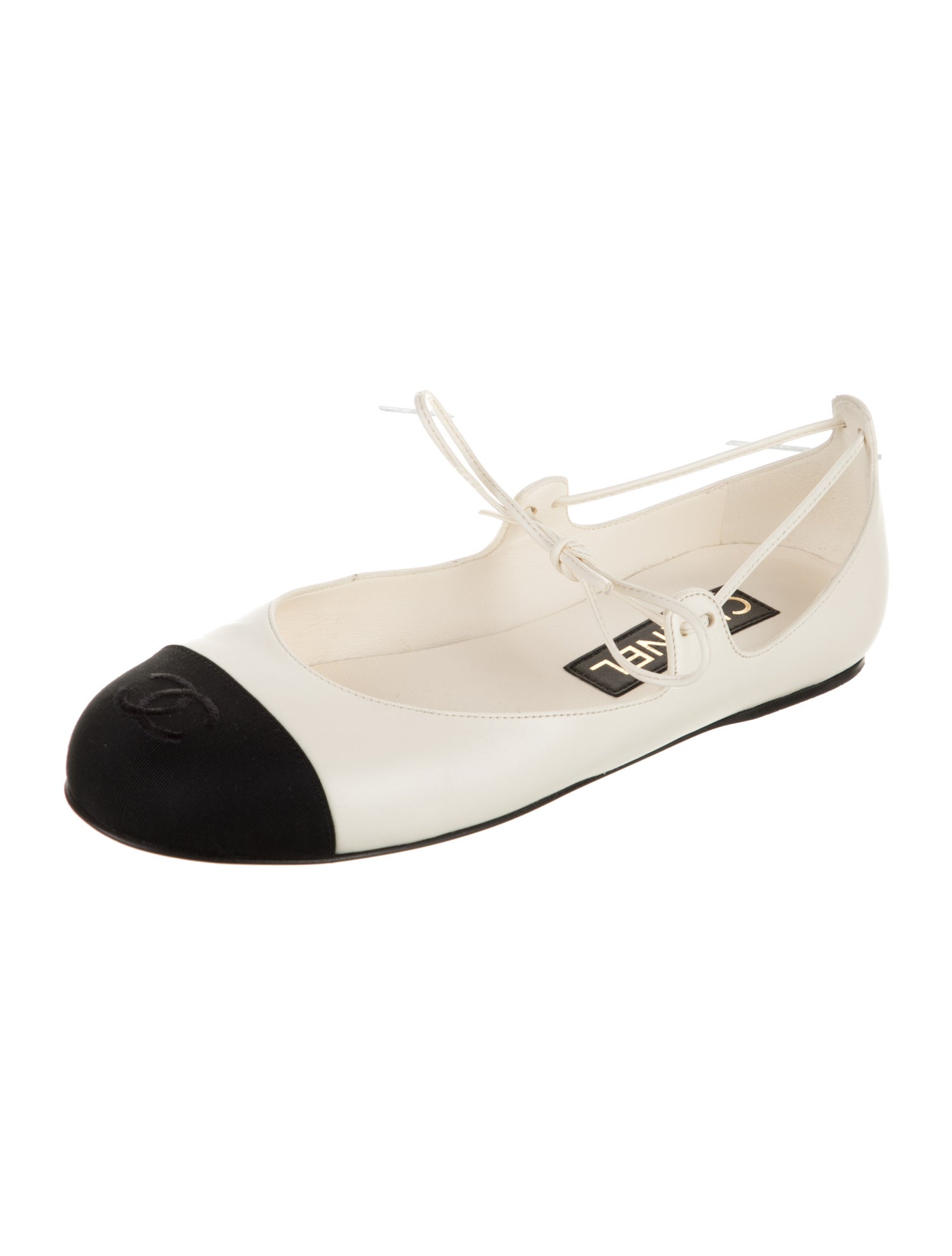 Chanel 2025 Interlocking CC Logo Ballet Flats