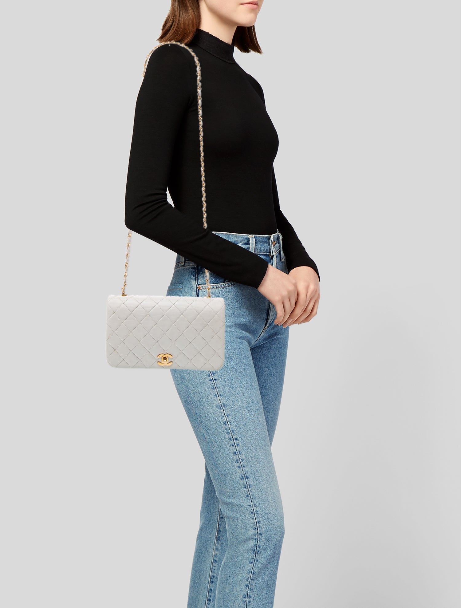 Chanel Quilted CC Flap Bag
