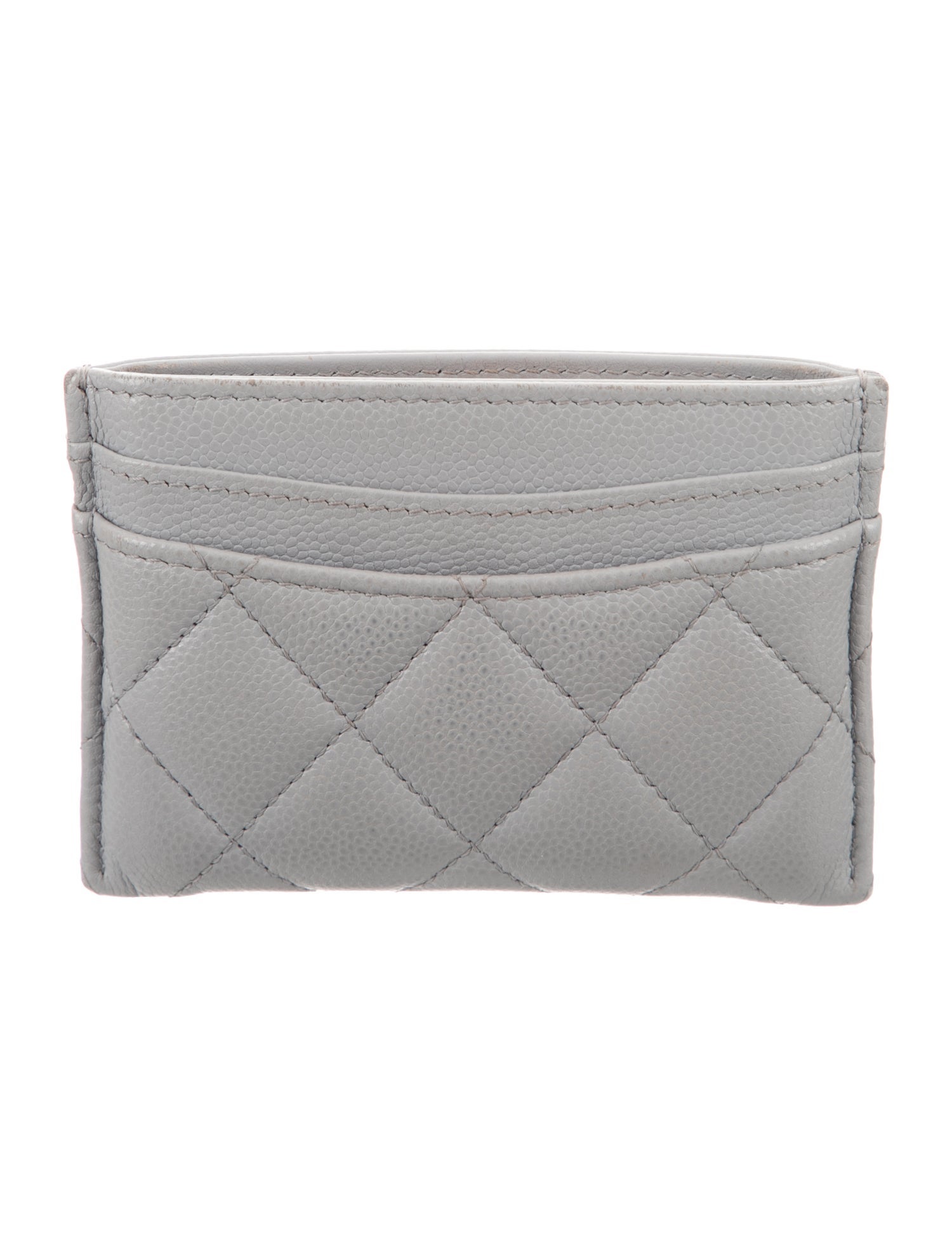 Chanel Interlocking CC Logo Leather Card Holder