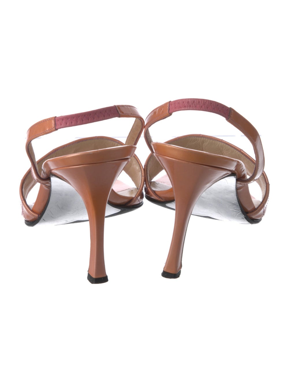 Chanel 2000 Quilted Pattern Slingback Sandals - image 4