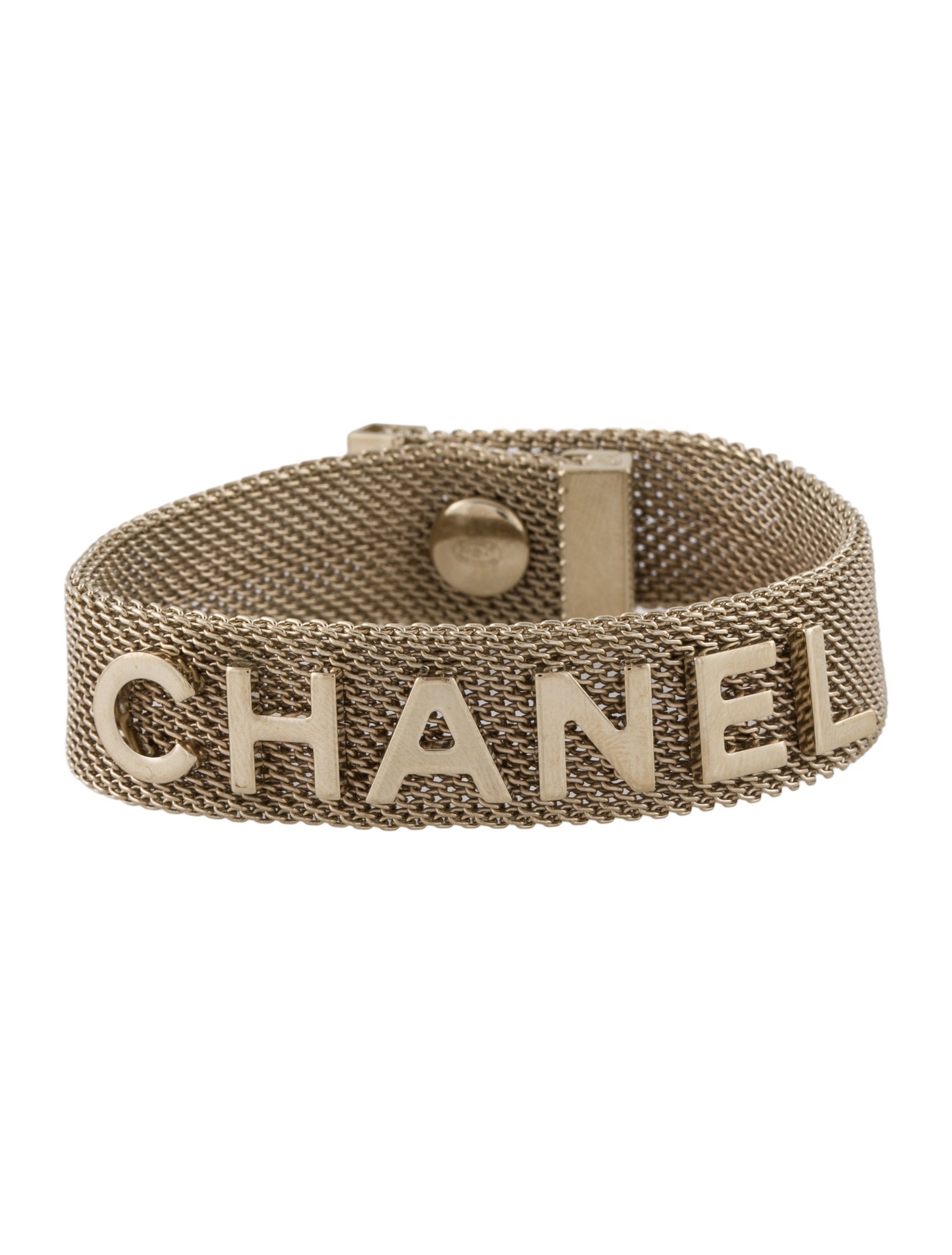 Chanel Logo Mesh Bracelet