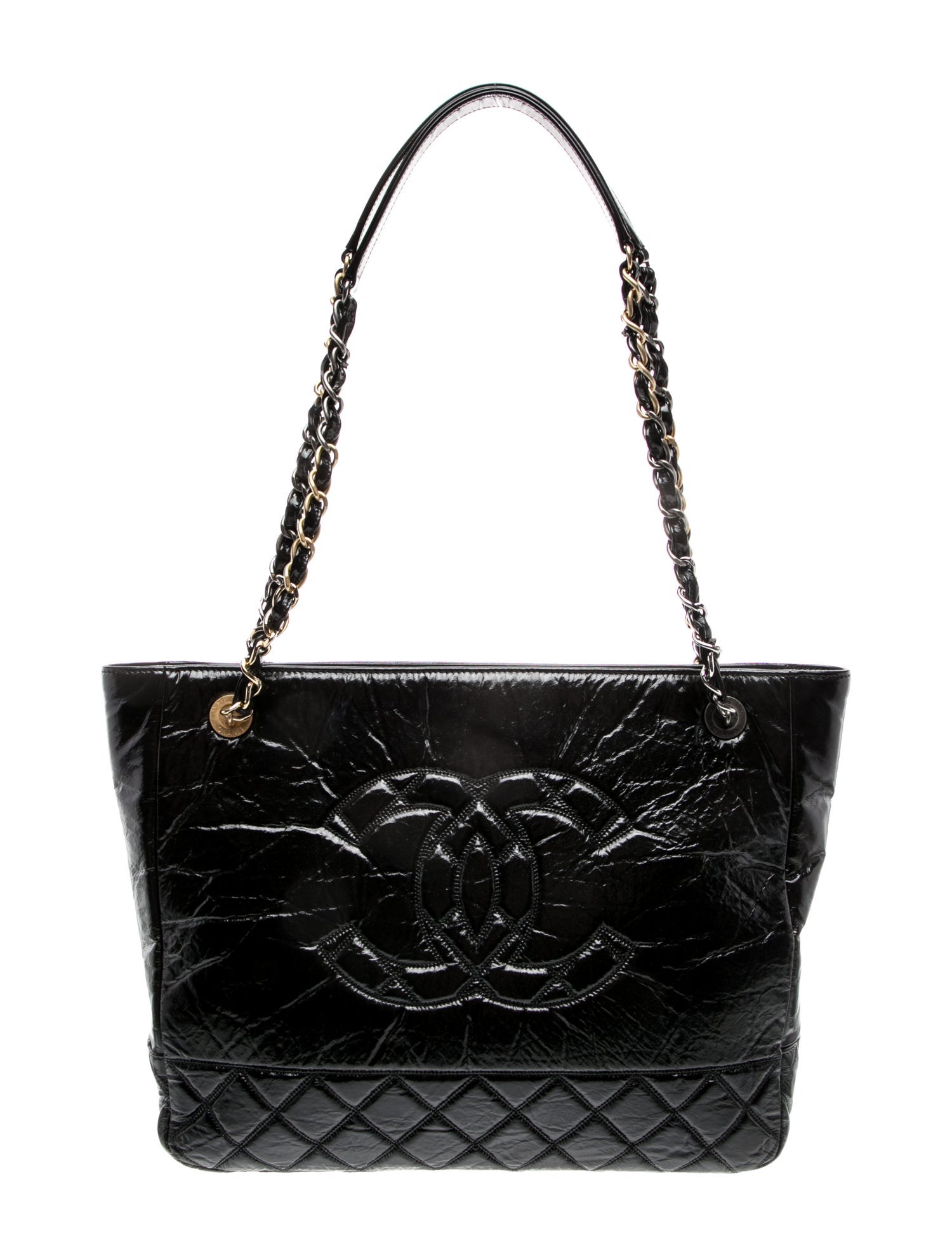 Chanel Quilted Aged Calfskin Large Shopping Bag
