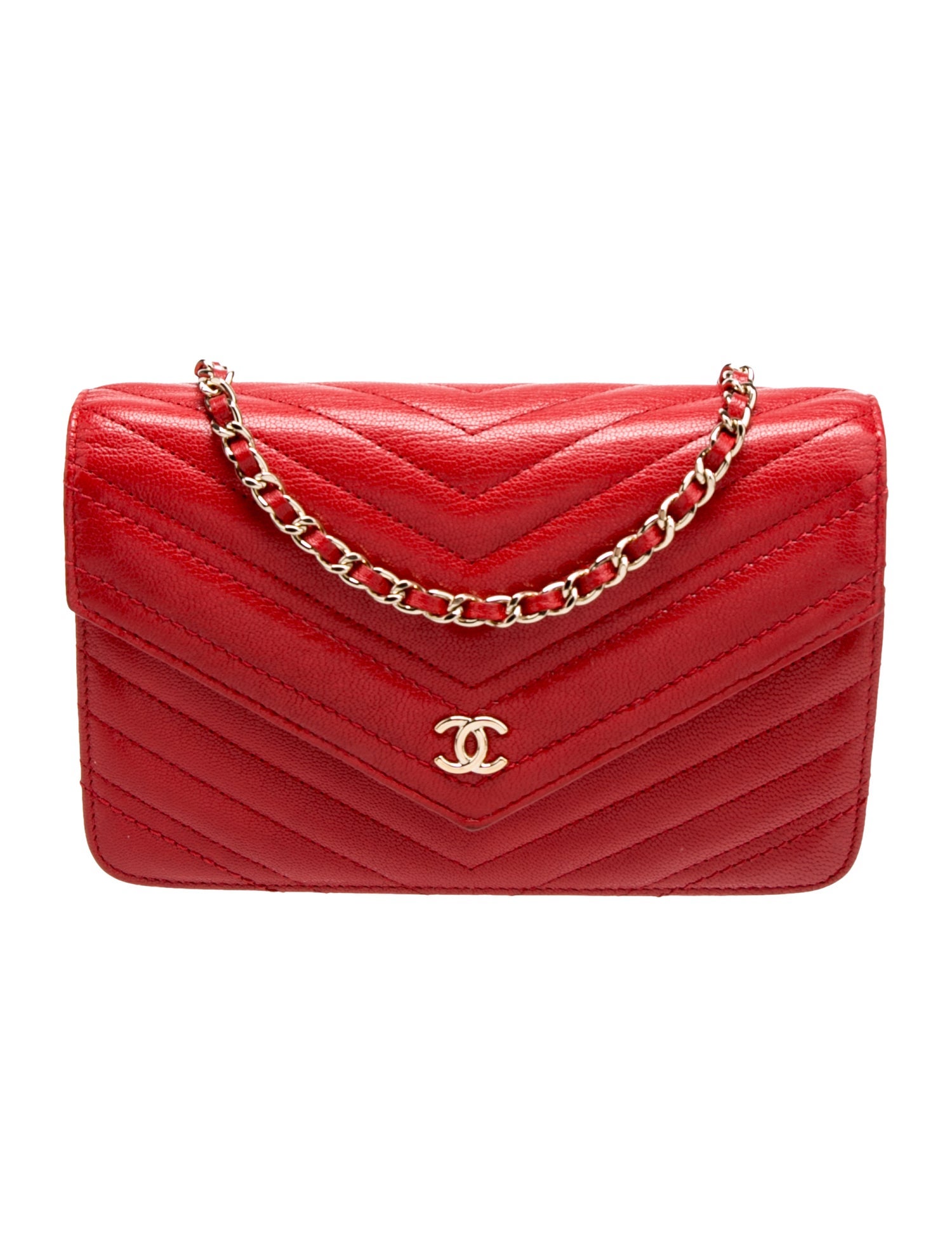 Chanel Chevron Statement Wallet On Chain