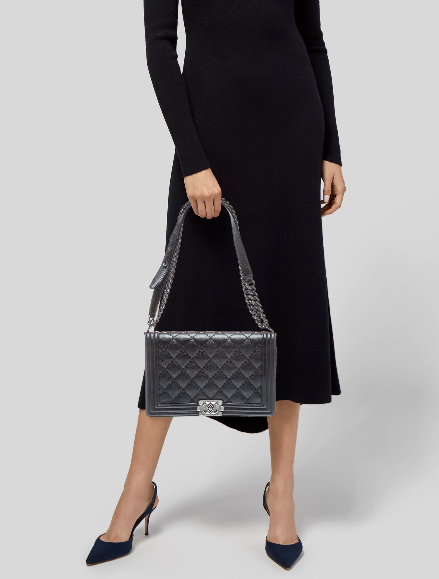 Chanel Large Stitch It Boy Bag