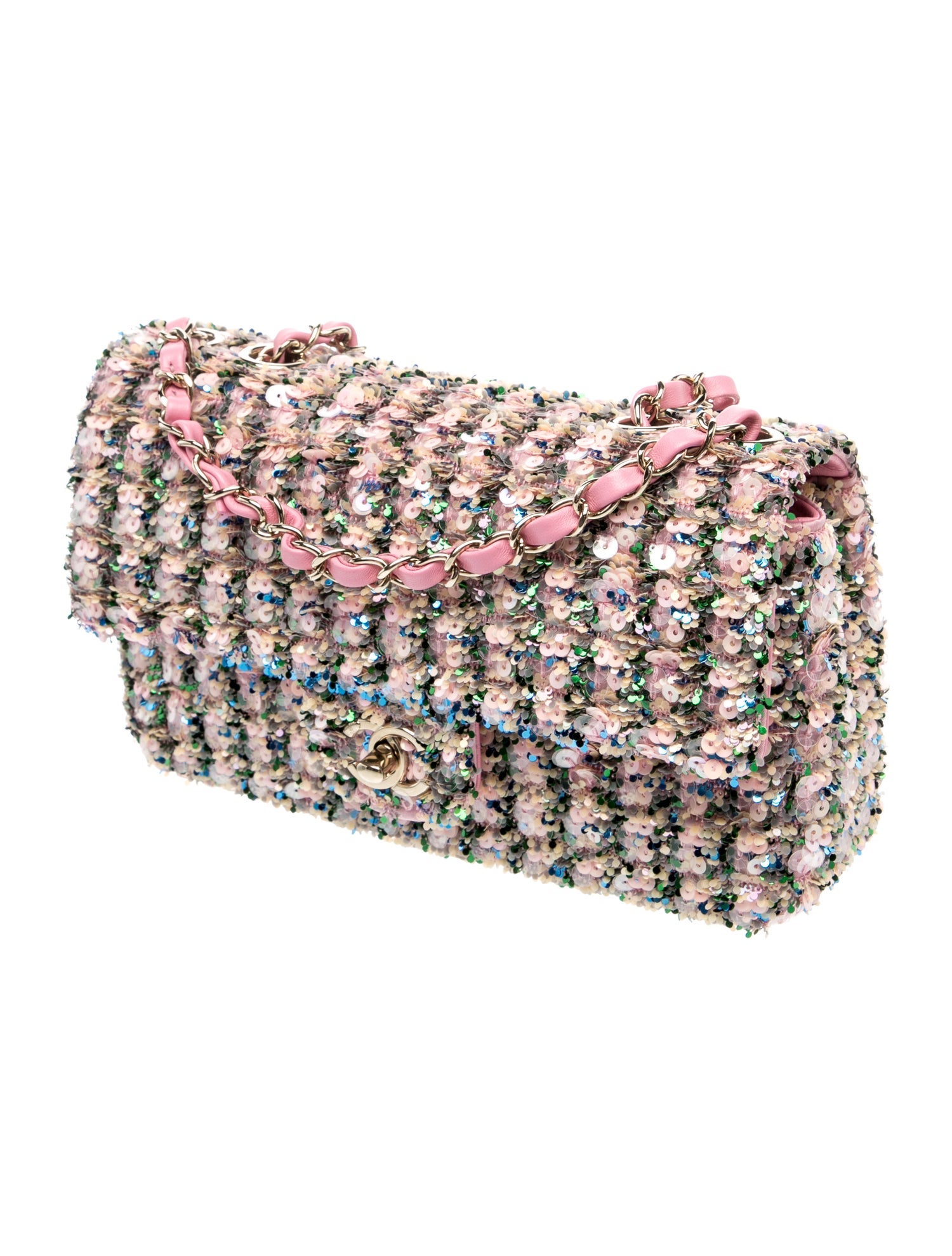 Chanel Small Sequin Single Flap Bag