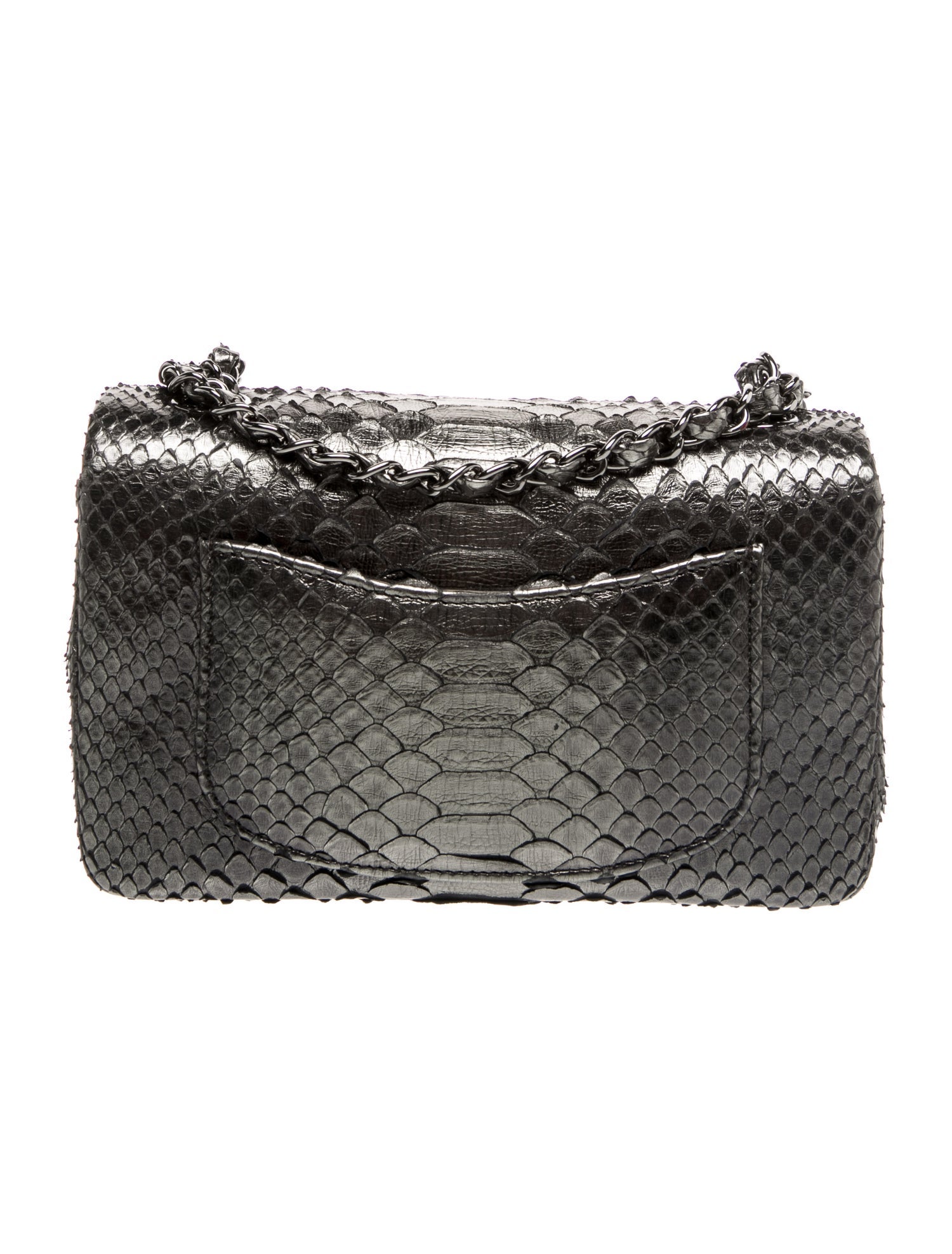 Python Rectangular Mini Flap Bag