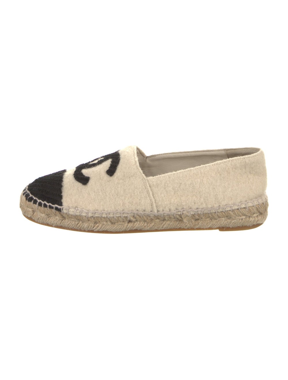 Chanel Interlocking CC Logo Wool Espadrilles - image 1