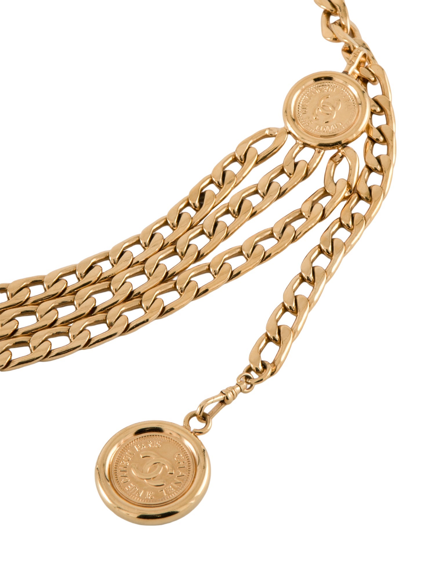 Chanel 1996 Medallion Waist Belt