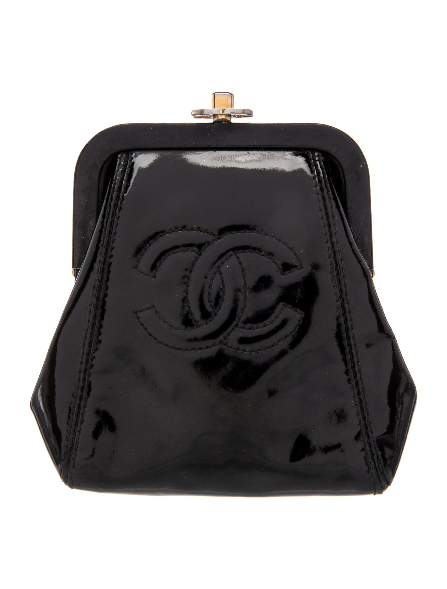 Chanel Timeless CC Kiss Lock Coin Purse