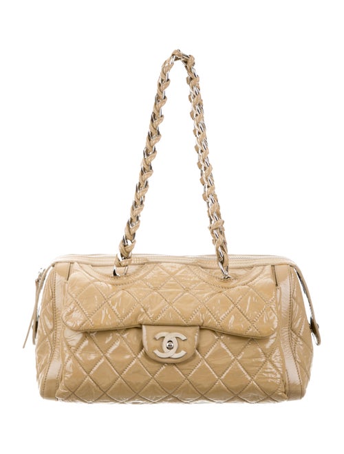 Chanel Quilted Day Glo Bag Tan