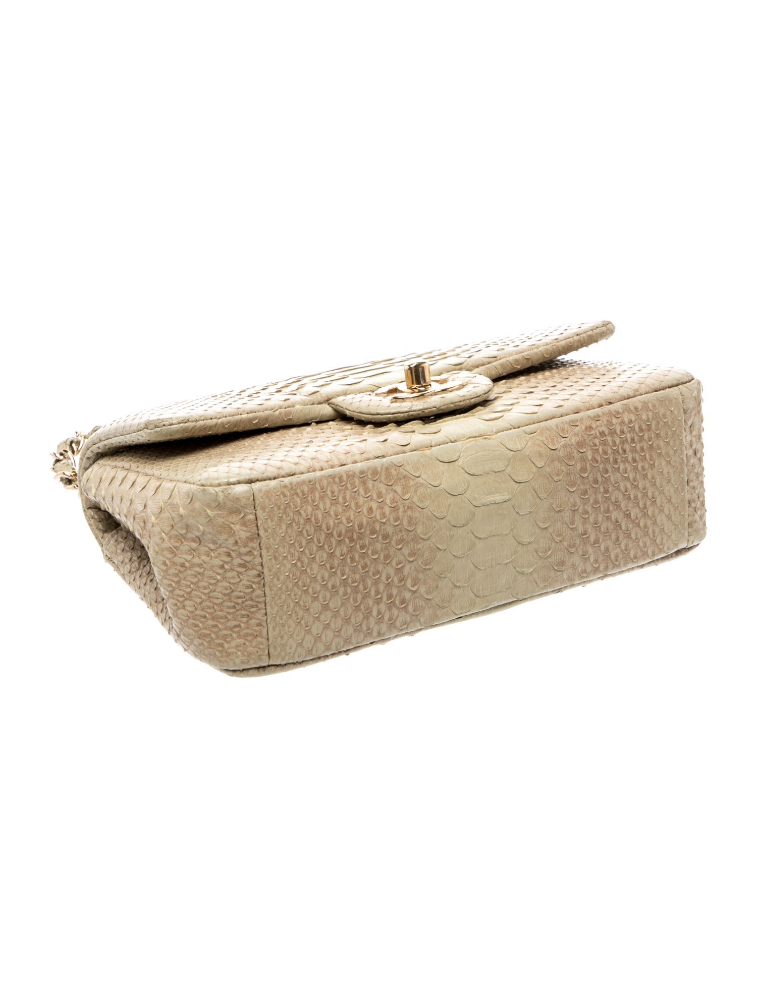 Python Rectangular Mini Flap Bag