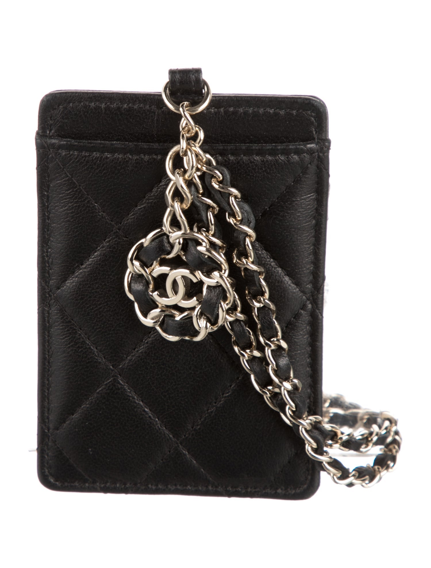 Chanel Infinity Lanyard Card Holder
