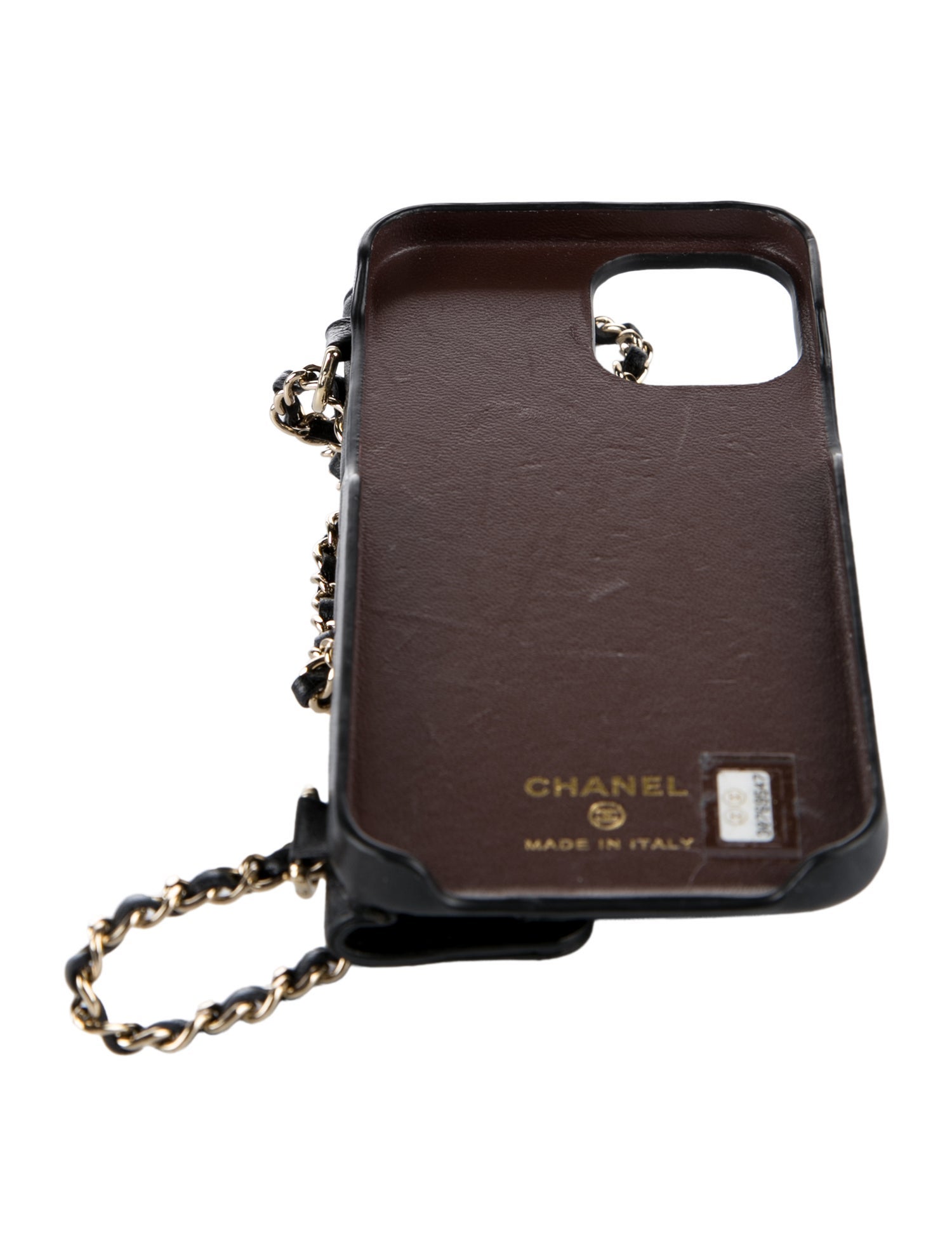 Chanel Quilted iPhone 11 Case w/ Chain