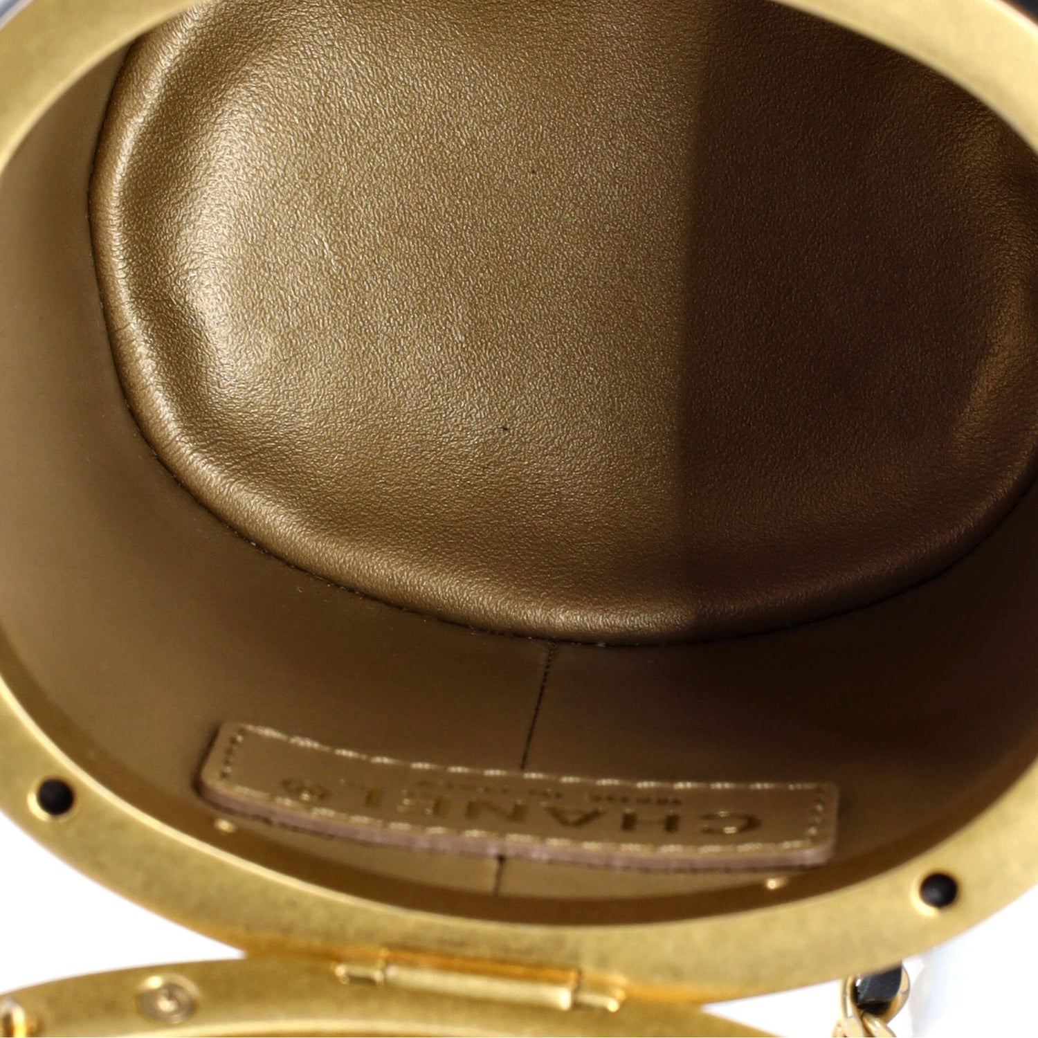 Chanel Leather Vanity Box Crossbody