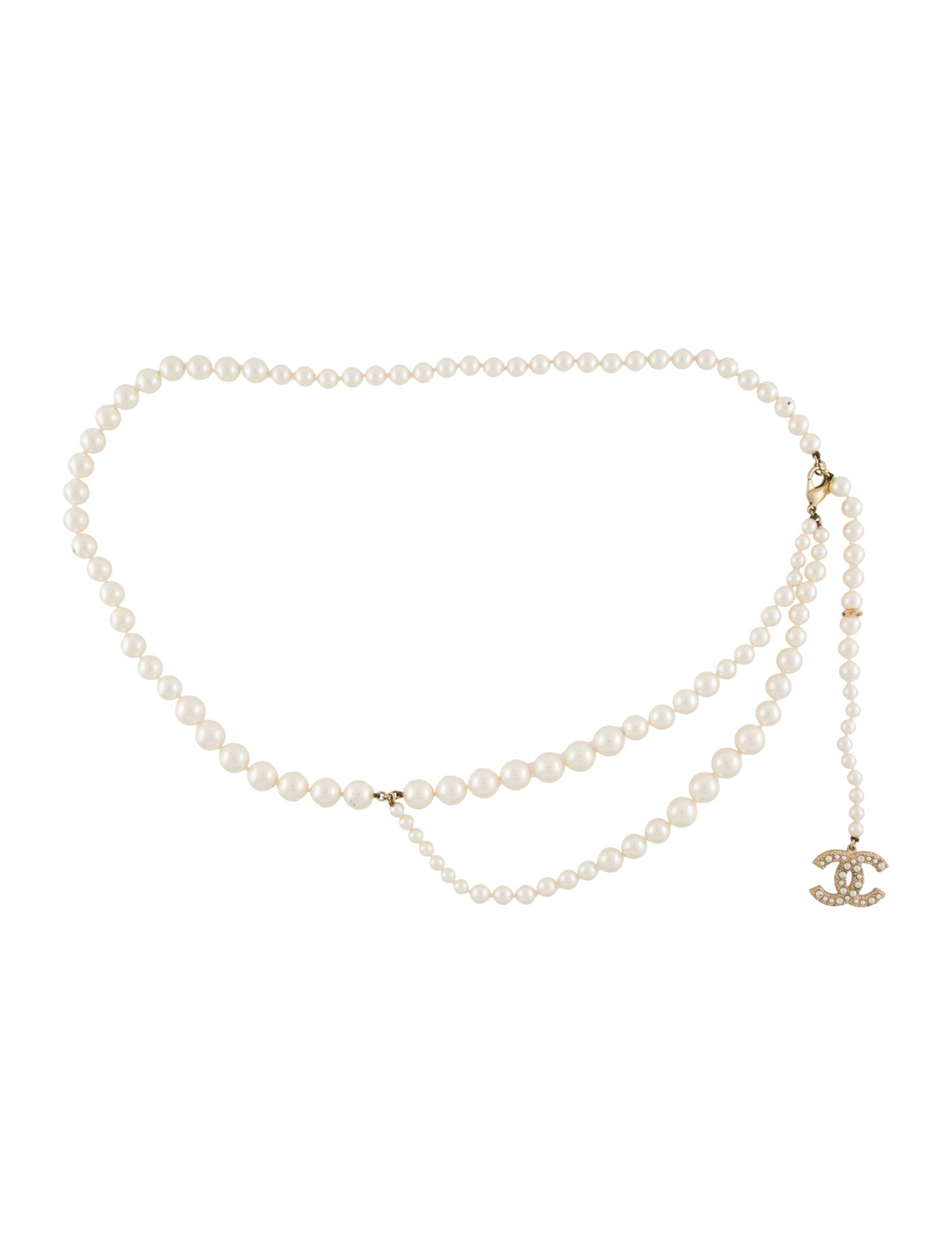 Chanel 2014 Interlocking CC Logo Waist Belt