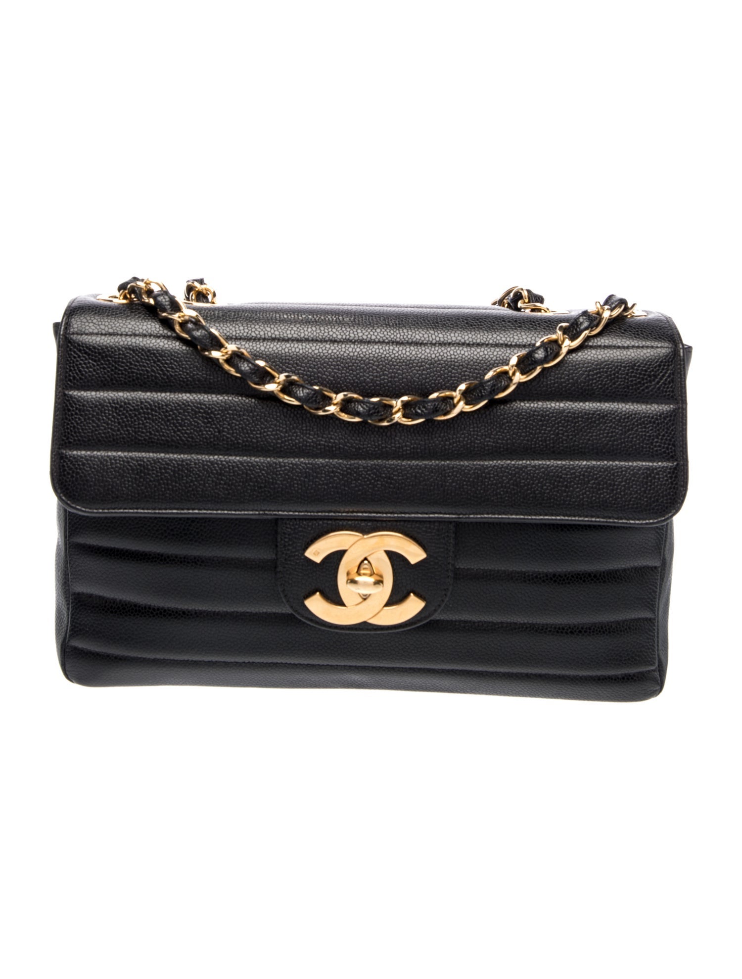 Chanel Horizontal Quilted Jumbo Flap Bag