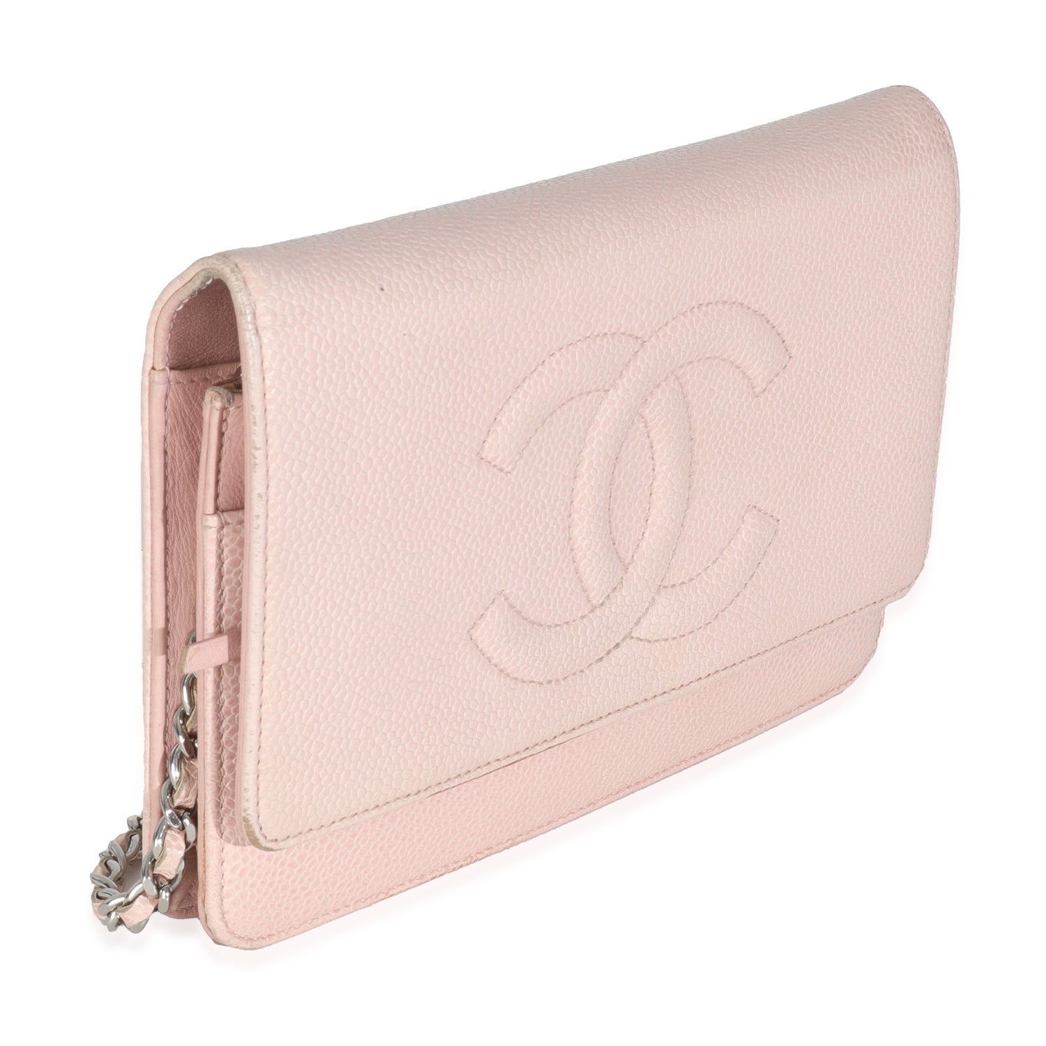Chanel Leather CC Classic Wallet On Chain