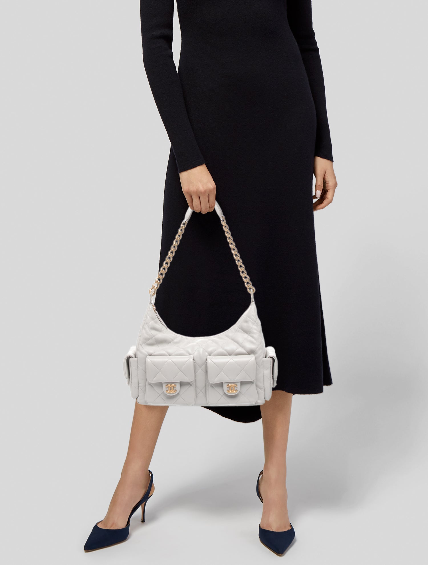 Chanel Large Trendy Pockets Hobo