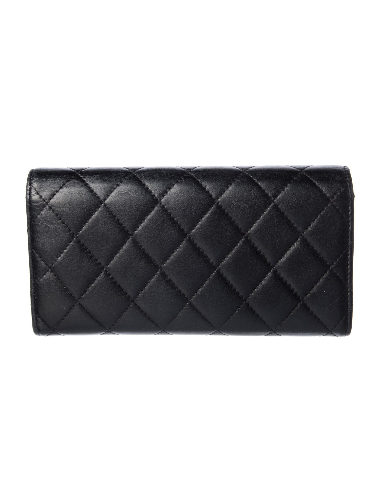Chanel Interlocking CC Logo Leather Trifold Wallet
