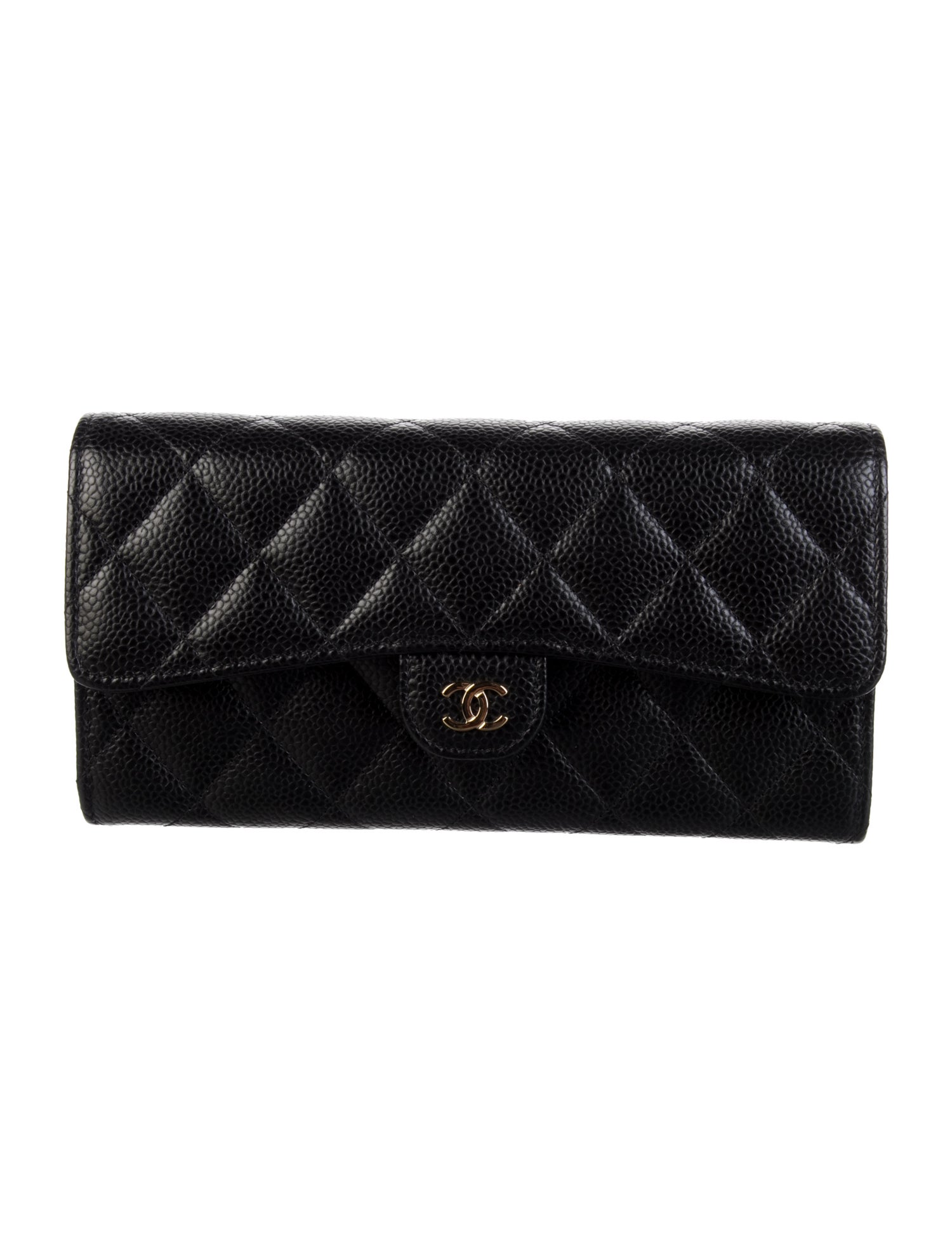 Chanel Interlocking CC Logo Trifold Wallet