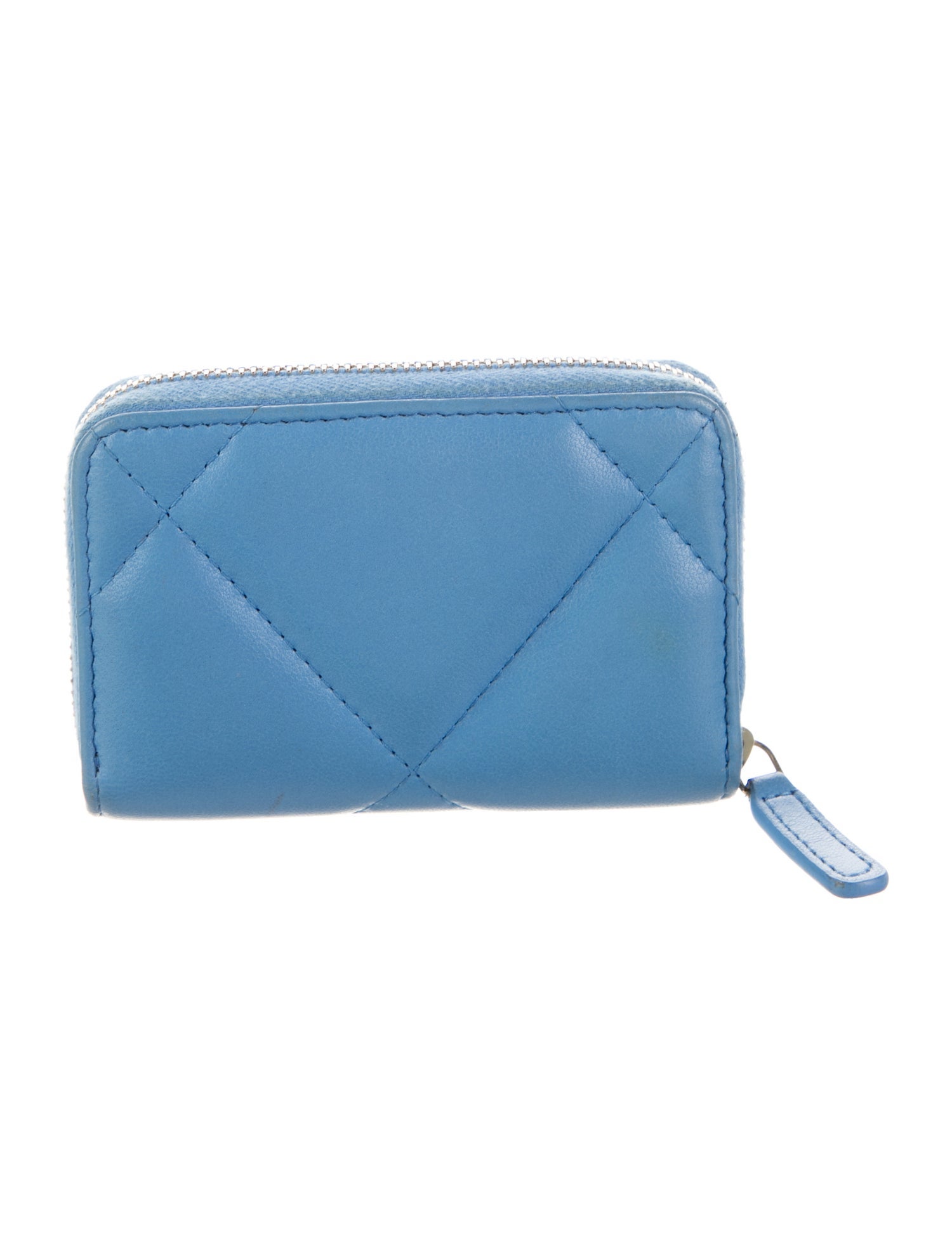 Chanel Interlocking CC Logo Leather Coin Pouch