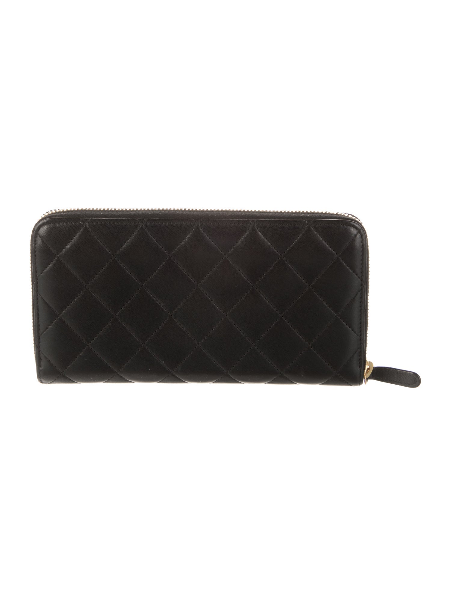 Chanel 2014-2015 Interlocking CC Logo Continental Wallet
