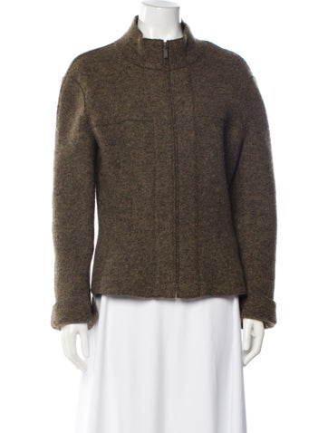 Pre-owned Chanel Vintage 1999 Jacket In Green