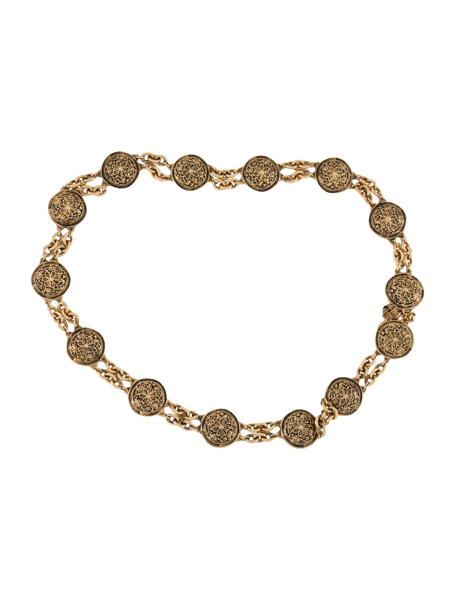 Chanel 1985 Interlocking CC Logo Waist Belt