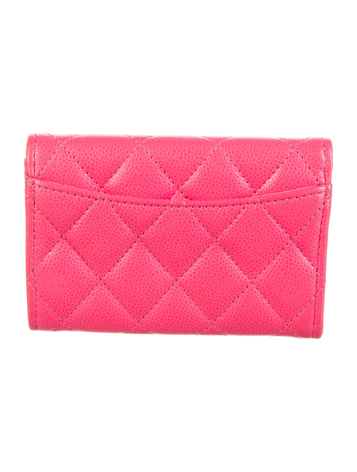Chanel Interlocking CC Logo Compact Wallet