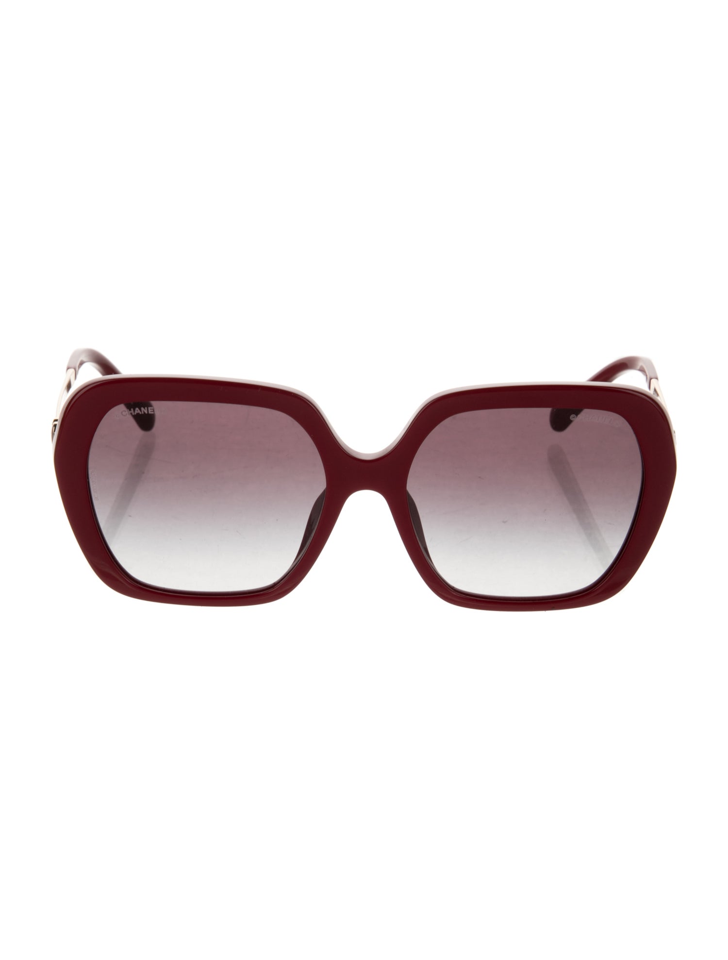 Chanel Interlocking CC Logo Square Sunglasses
