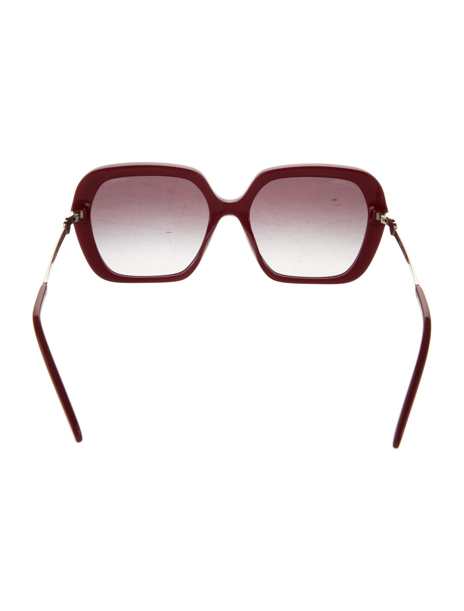 Chanel Interlocking CC Logo Square Sunglasses