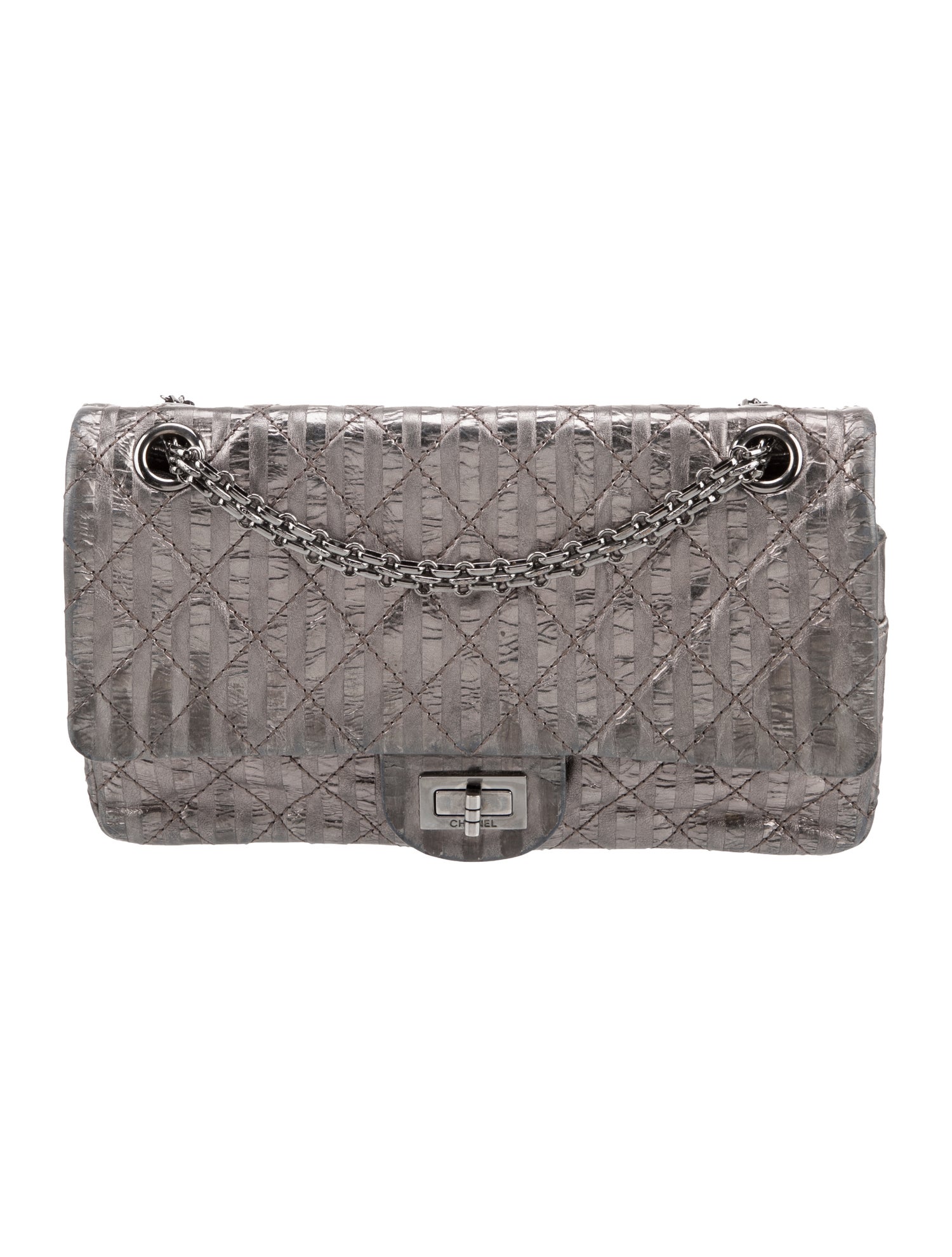 Chanel Rayures Reissue 225 Accordion Flap Bag