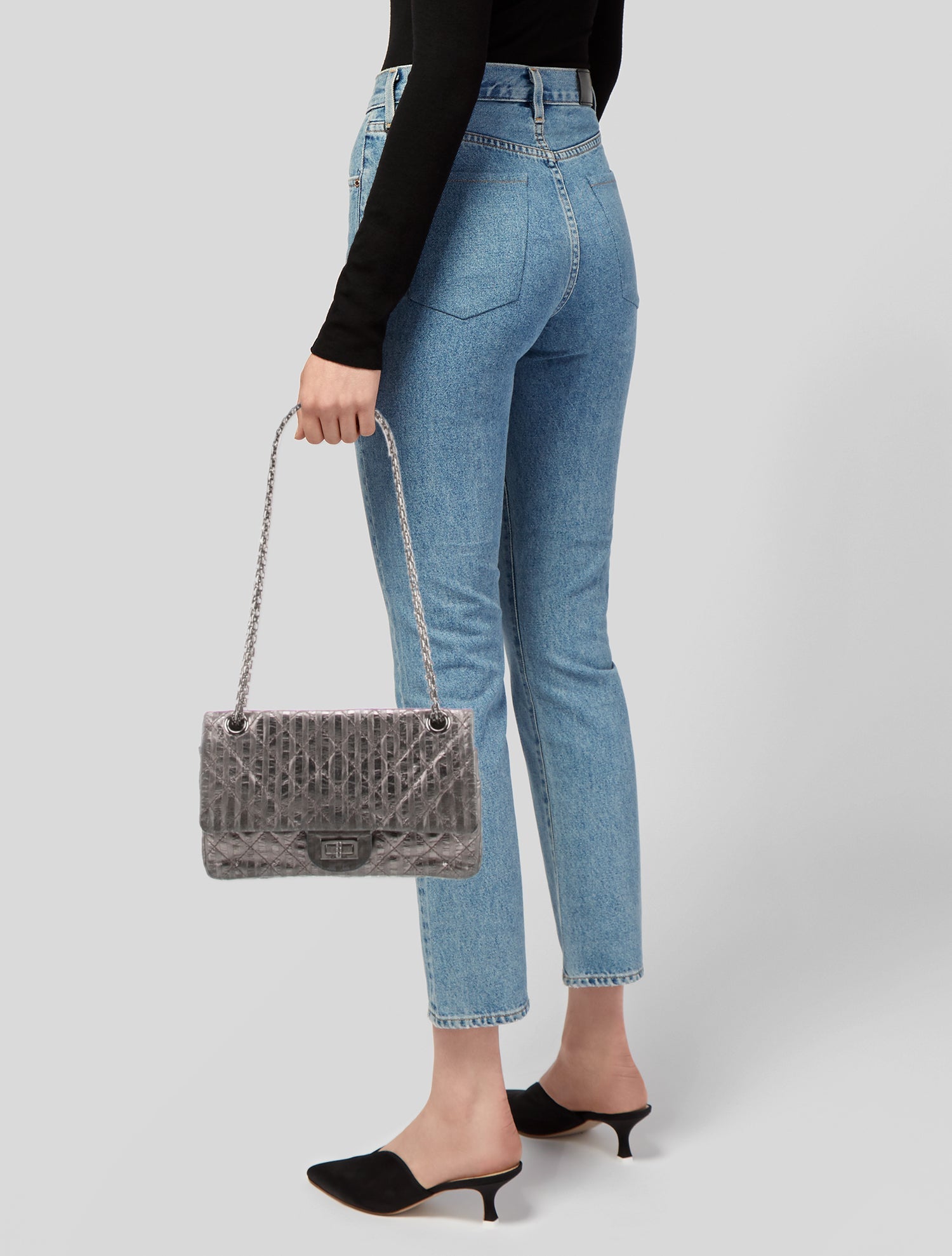 Chanel Rayures Reissue 225 Accordion Flap Bag