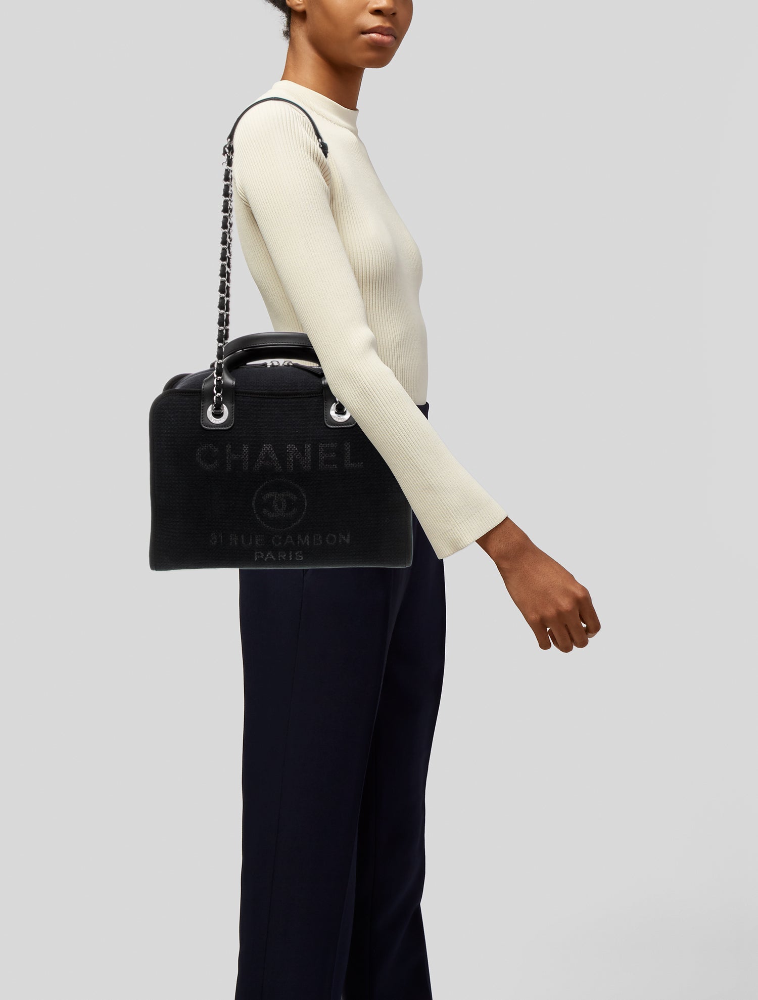 Chanel Deauville Bowling Bag