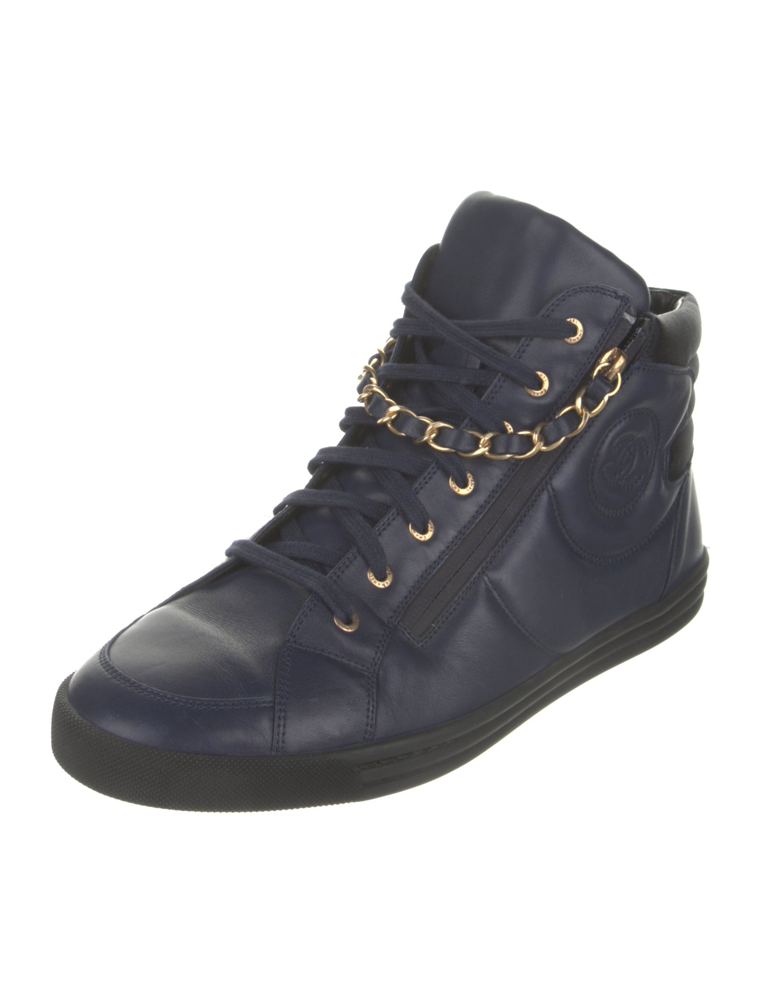 Chanel 2015 Interlocking CC Logo Sneakers