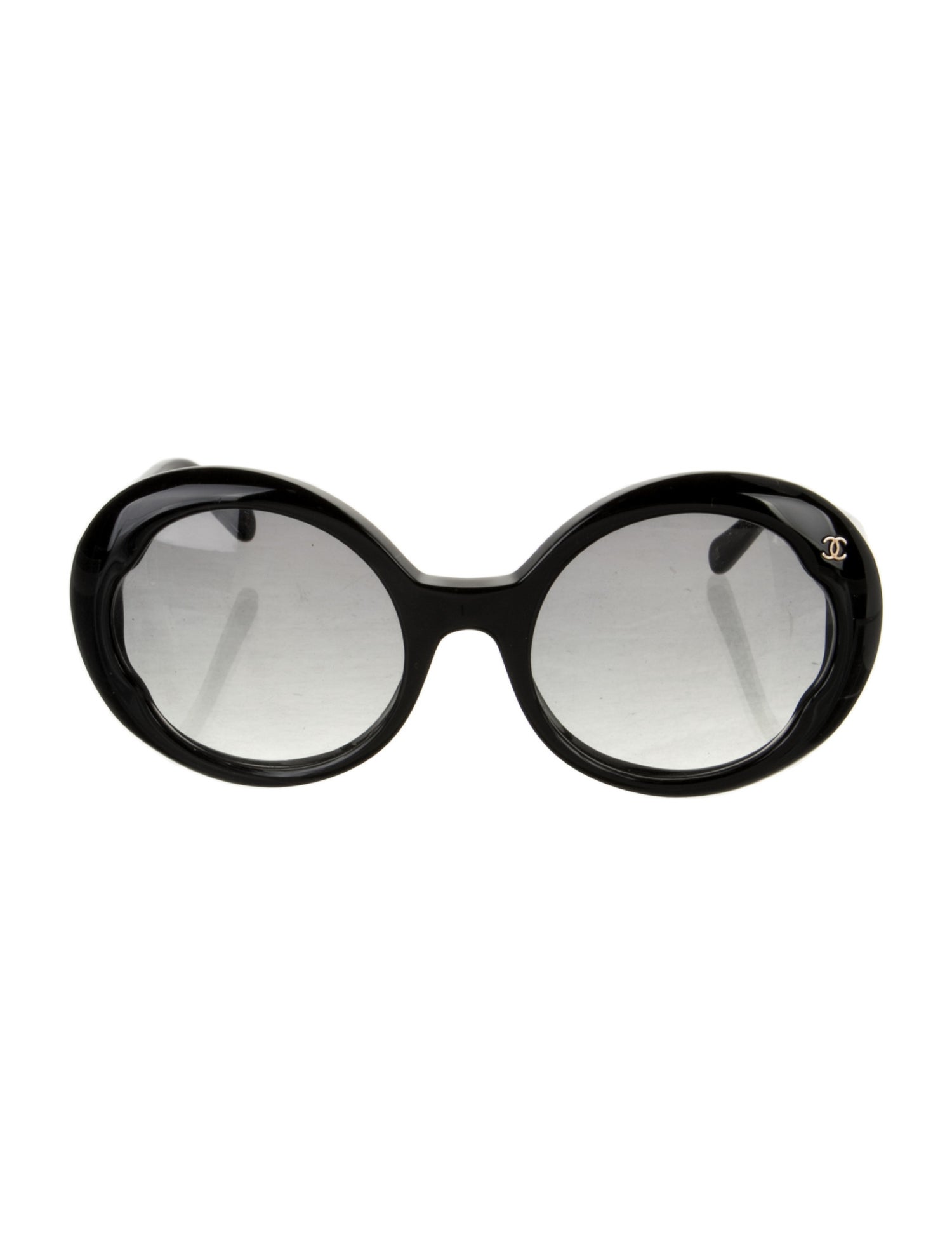 Chanel Interlocking CC Logo Round Sunglasses