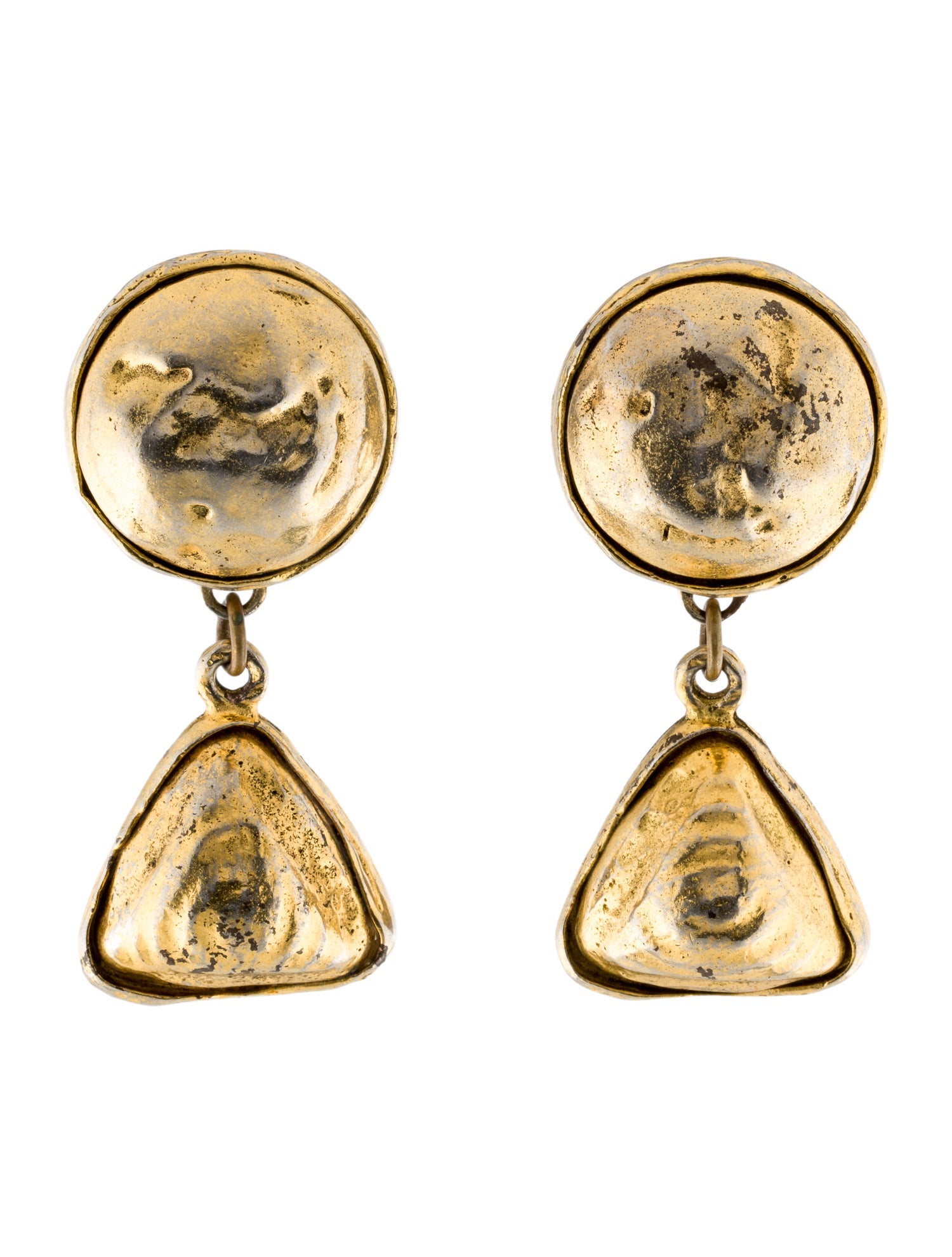 Chanel Vintage Clip-On Drop Earrings
