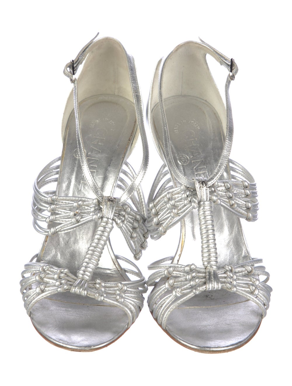 Chanel 2008 Interlocking CC Logo Gladiator Sandals - image 3