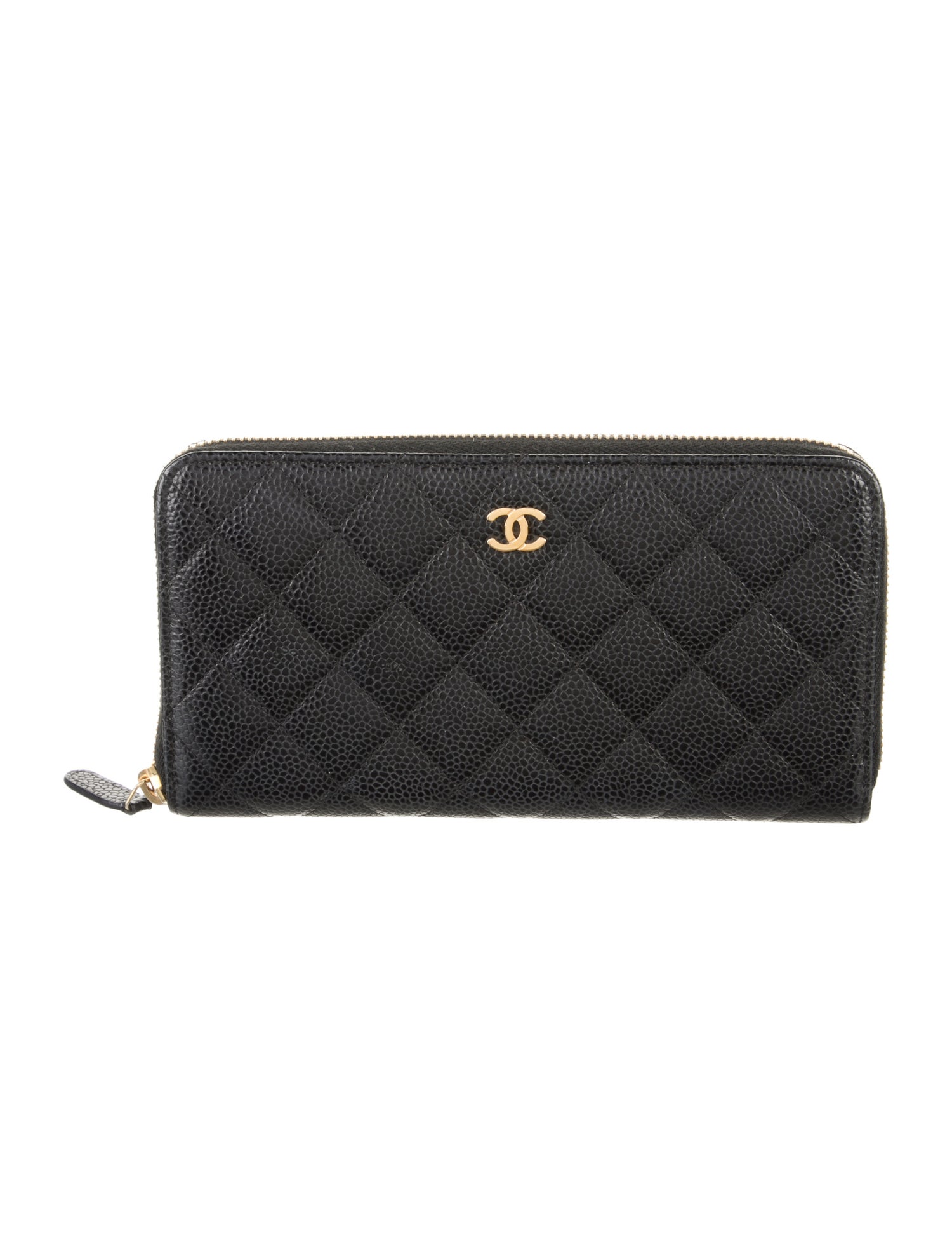 Chanel 2015-2016 Interlocking CC Logo Continental Wallet