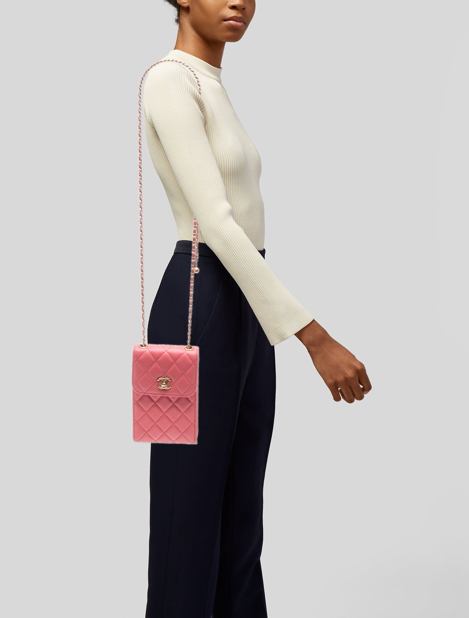 Chanel Pearl Crush Phone Holder