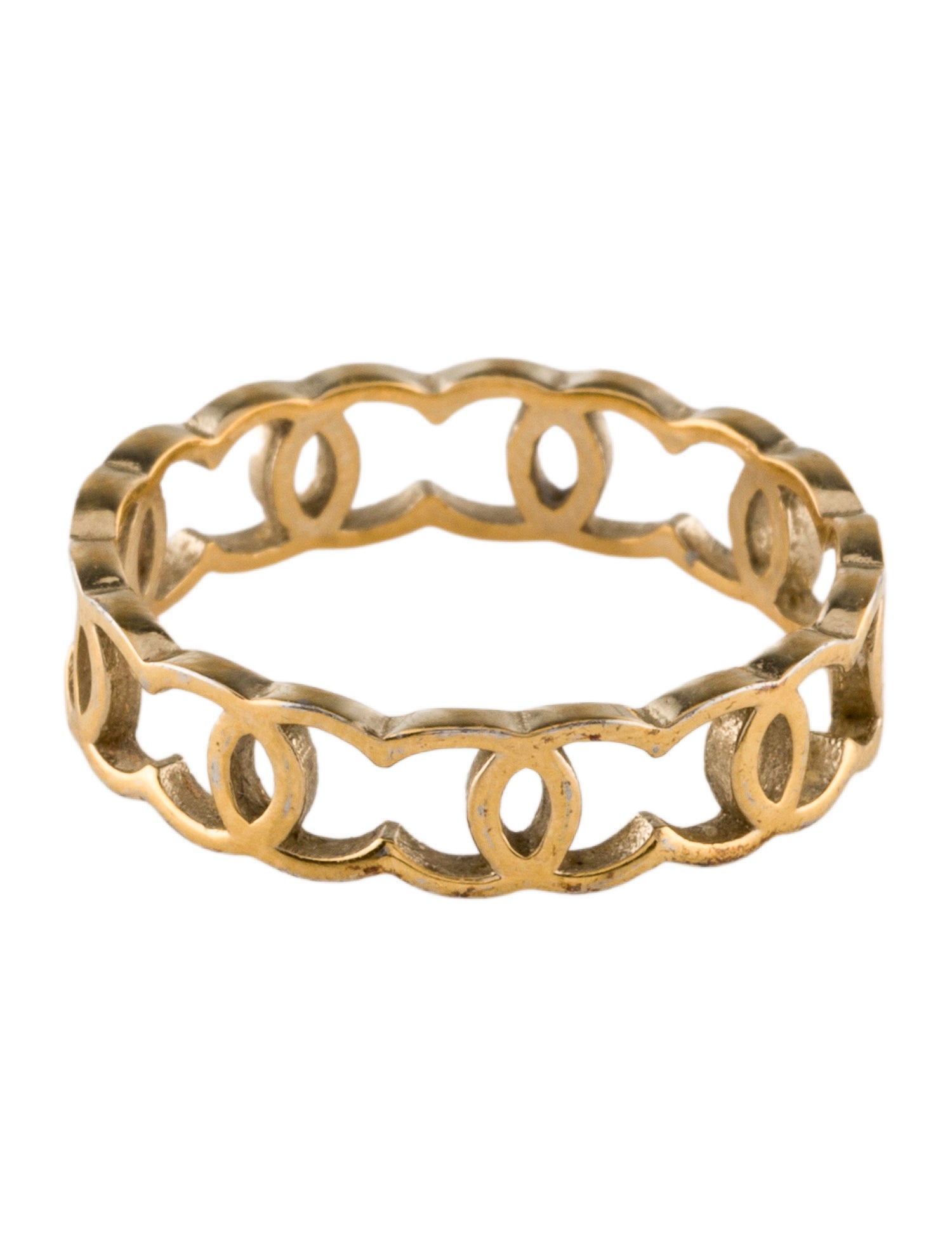 Chanel CC Band Ring